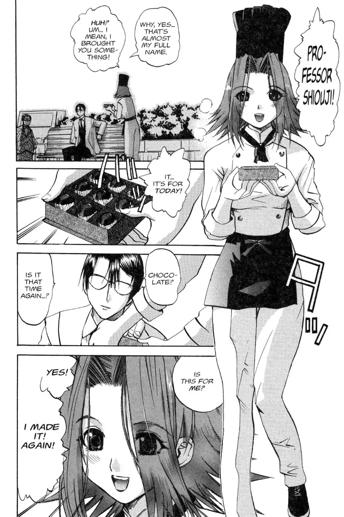 Excel Saga Chapter 12.8-10 page 3 - Vol.12 Professor, it's Valentine's Day!