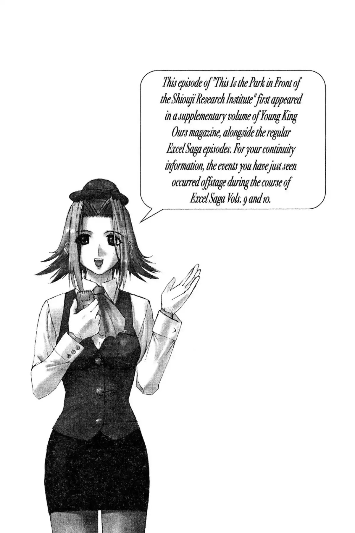 Excel Saga Chapter 12.8-10 page 7 - Vol.12 Professor, it's Valentine's Day!