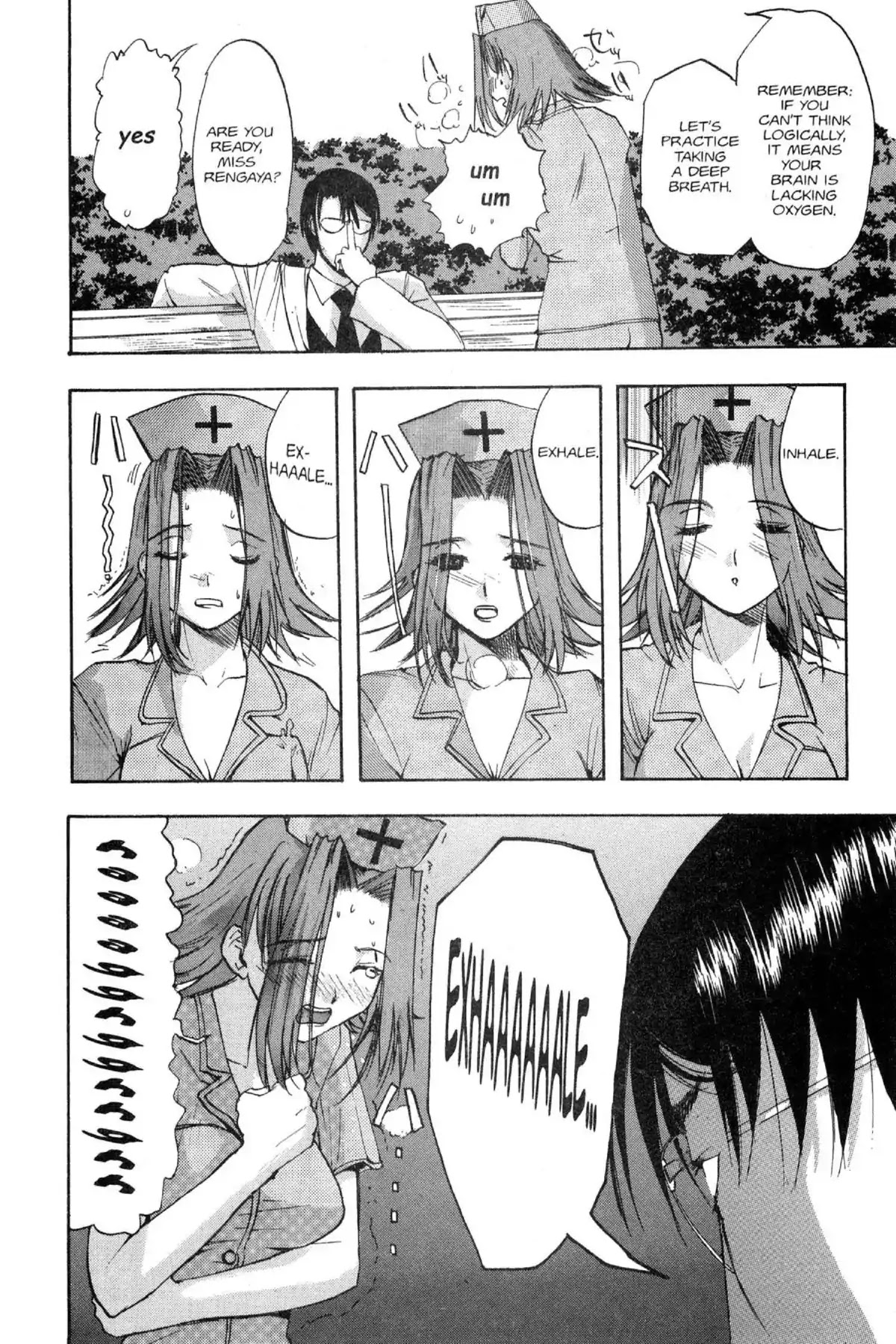 Excel Saga Chapter 12.8-6 page 11 - Vol.12 Professor, we have a problem!