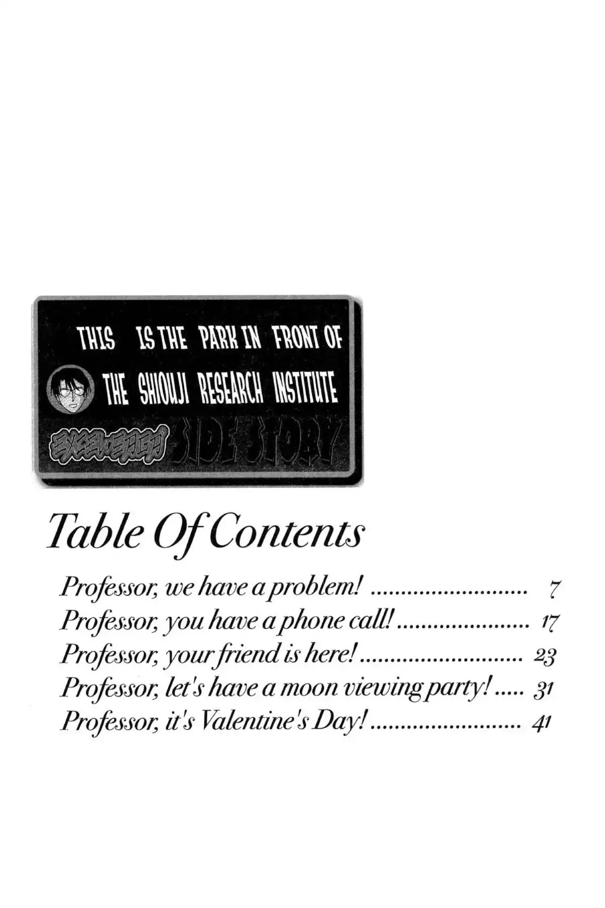 Excel Saga Chapter 12.8-6 page 6 - Vol.12 Professor, we have a problem!