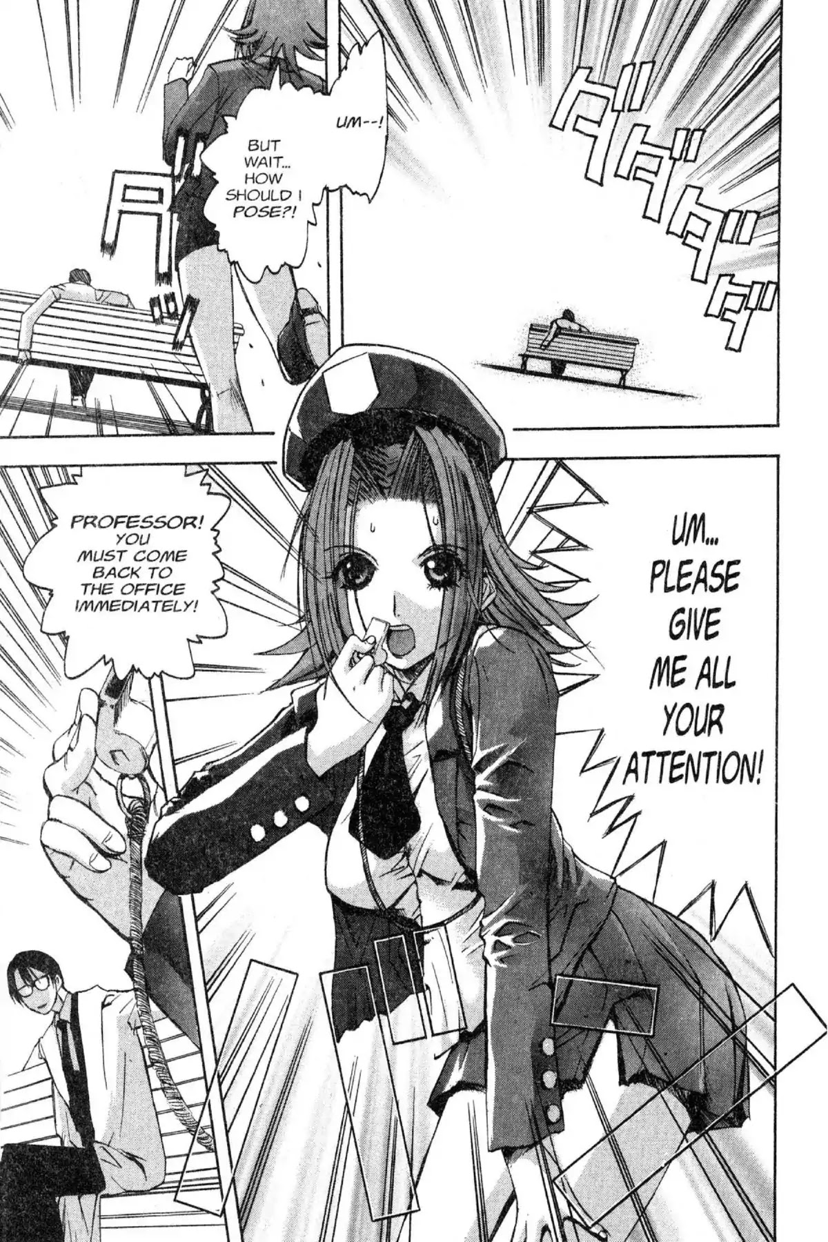 Excel Saga Chapter 12.8-8 page 5 - Vol.12 Professor, your friend is here!
