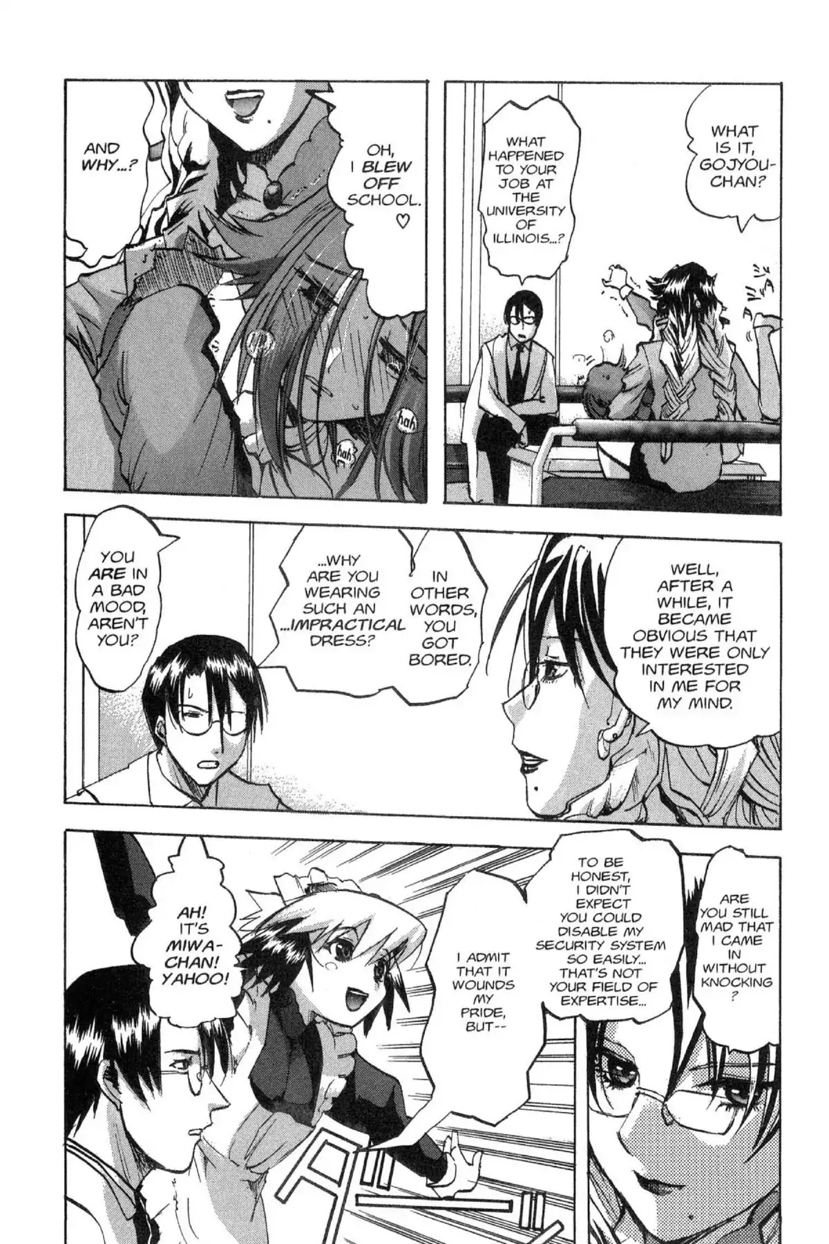 Excel Saga Chapter 13.1 page 17 - Vol.13 Mission 1: Vanishing as Subject And Object