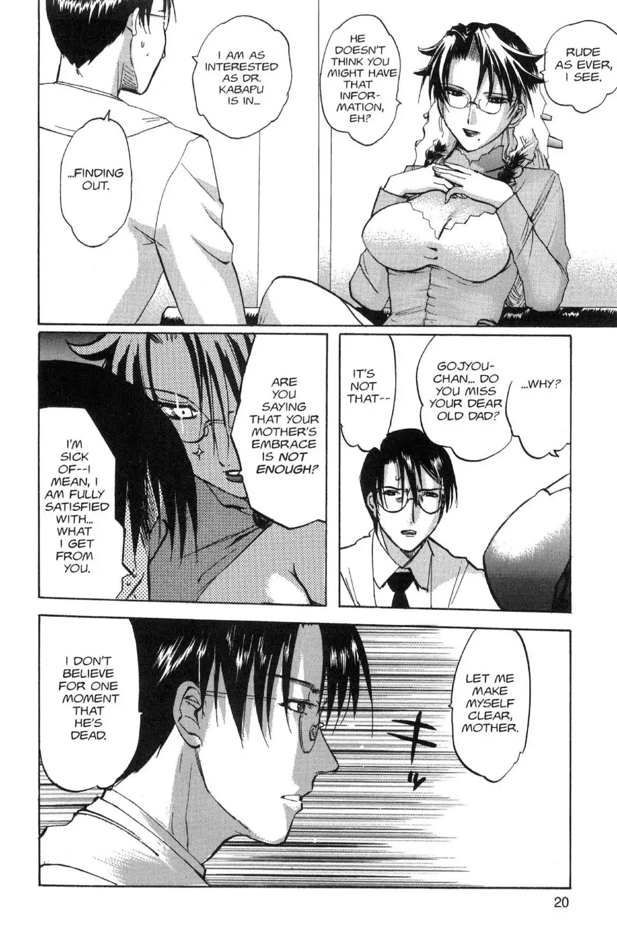 Excel Saga Chapter 13.1 page 20 - Vol.13 Mission 1: Vanishing as Subject And Object
