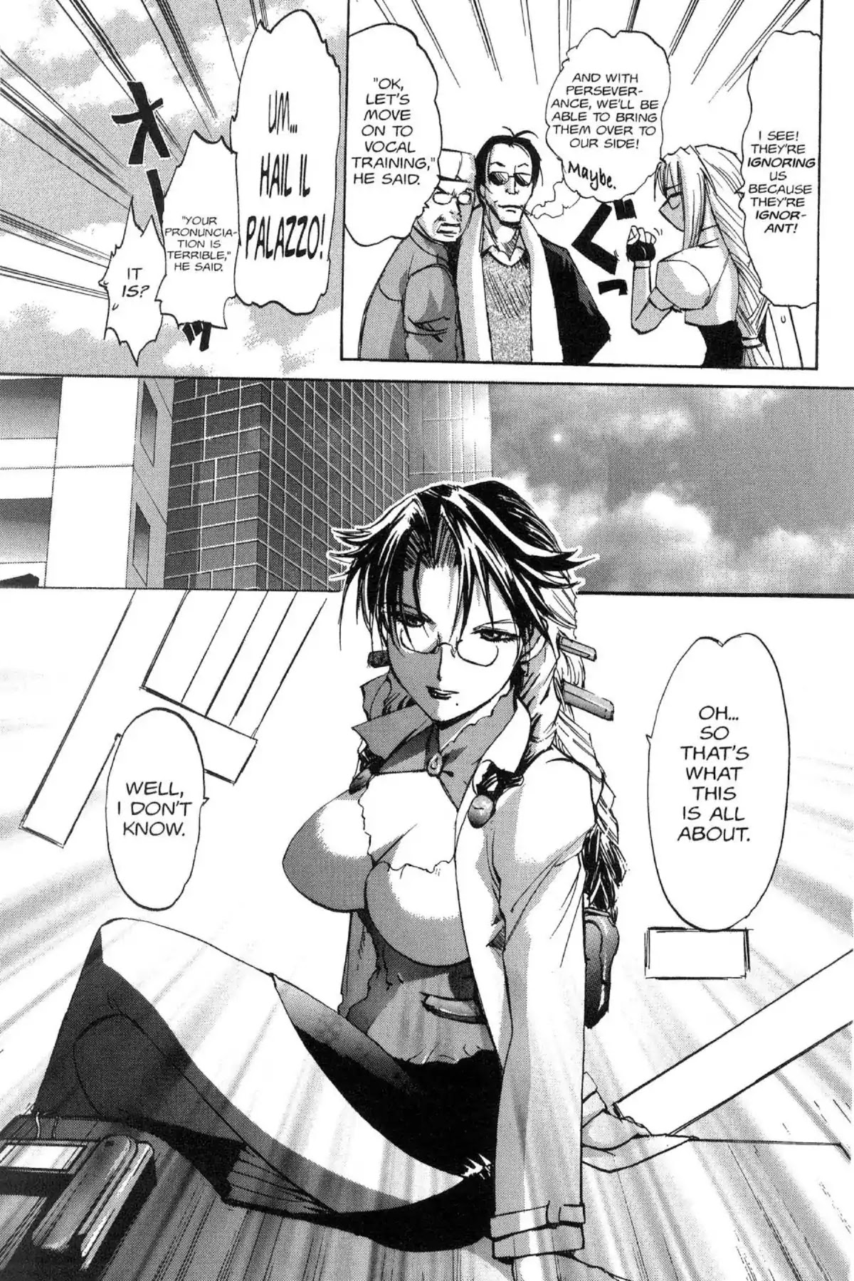 Excel Saga Chapter 13.2 page 15 - Vol.13 Mission 2: On a Created Planet