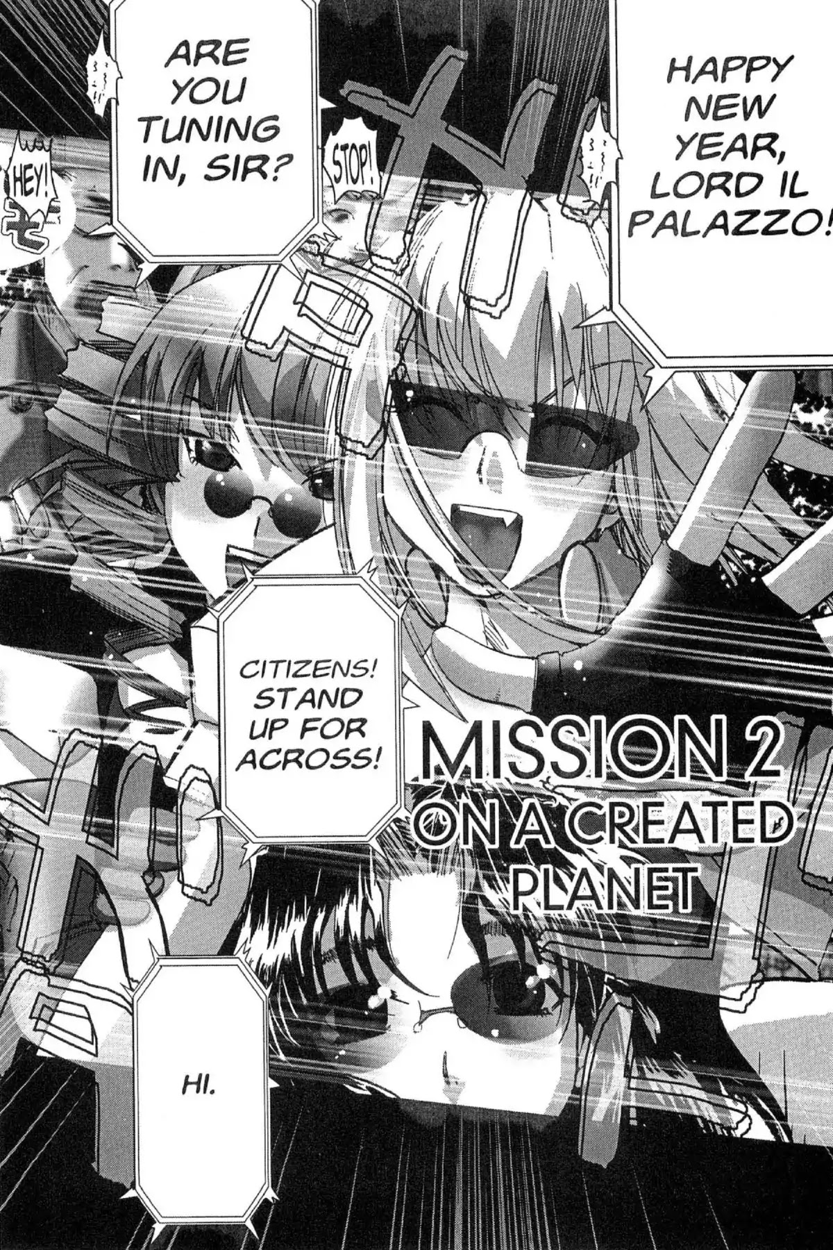 Excel Saga Chapter 13.2 page 2 - Vol.13 Mission 2: On a Created Planet