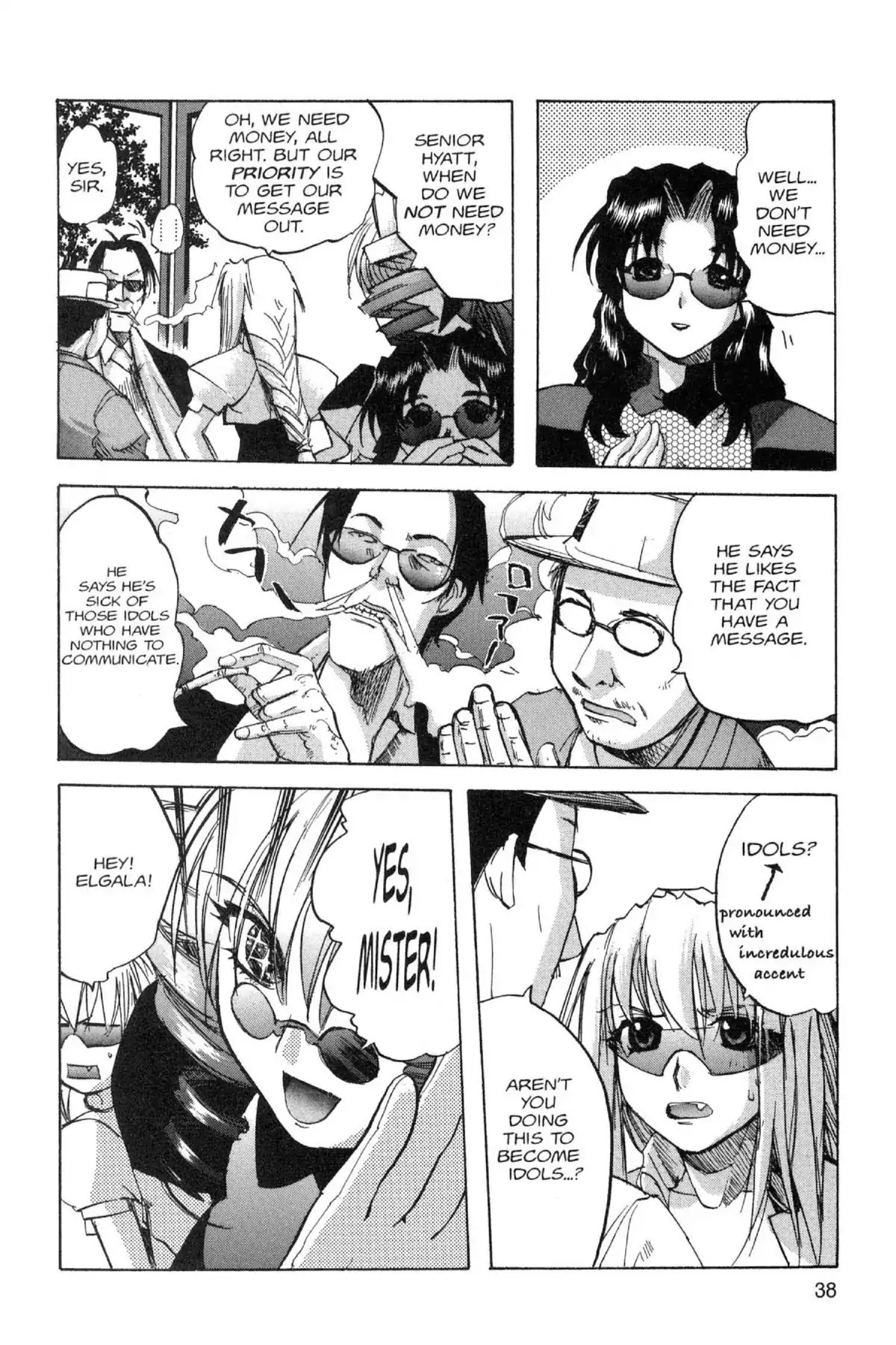 Excel Saga Chapter 13.2 page 8 - Vol.13 Mission 2: On a Created Planet