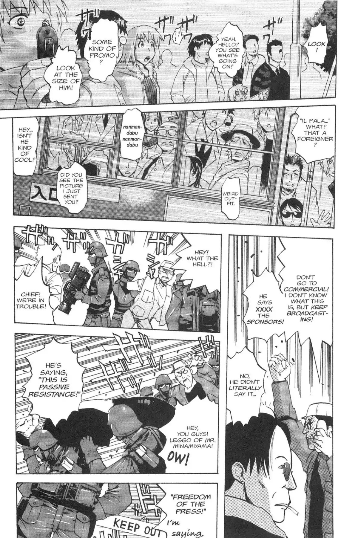 Excel Saga Chapter 13.3 page 3 - Vol.13 Mission 3: This Is Not a Figment of Your Imagination