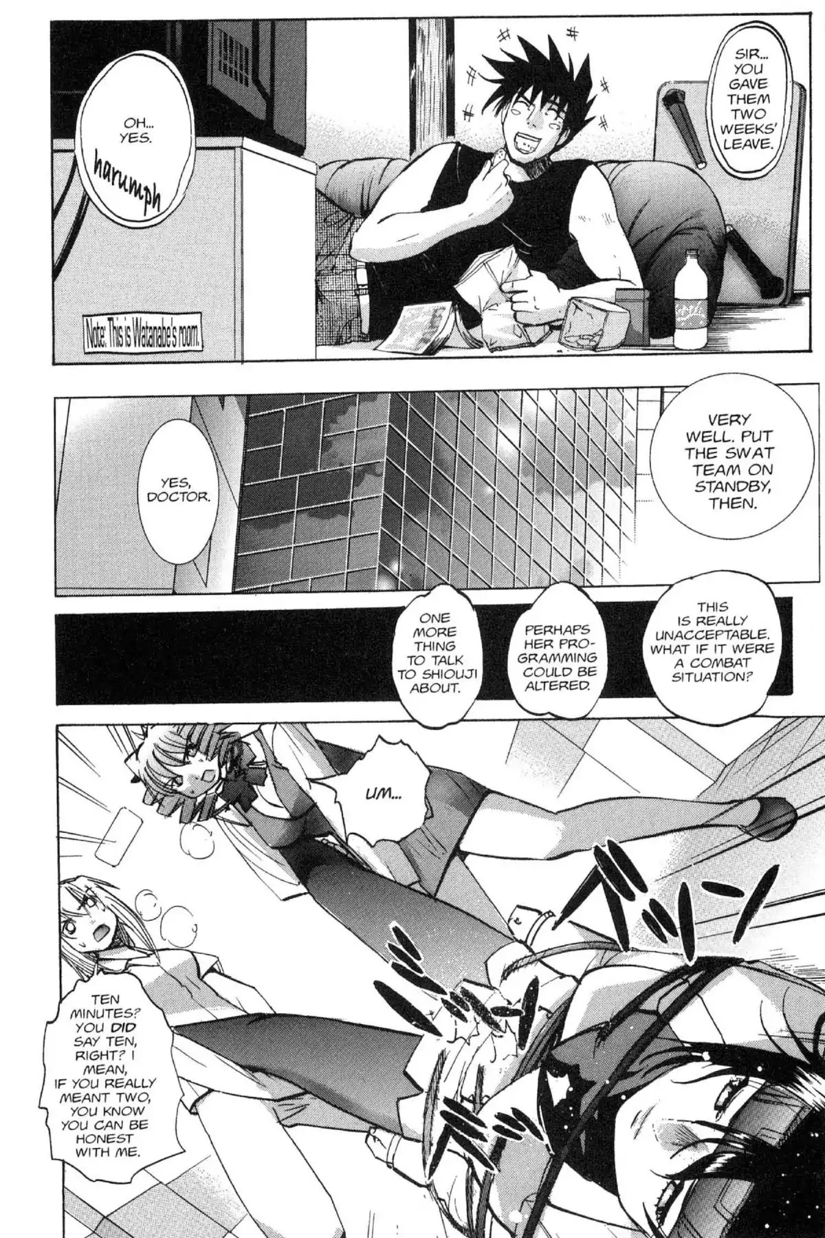 Excel Saga Chapter 13.4 page 14 - Vol.13 Mission 4: The Great Wide Tower