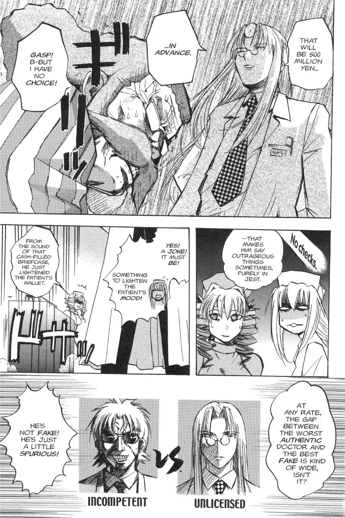 Excel Saga Chapter 13.6-5 page 11 - Vol.13 Outer Mission: Say Hello to the Outbreak from the Clinic of the Super Doctor B.J in White
