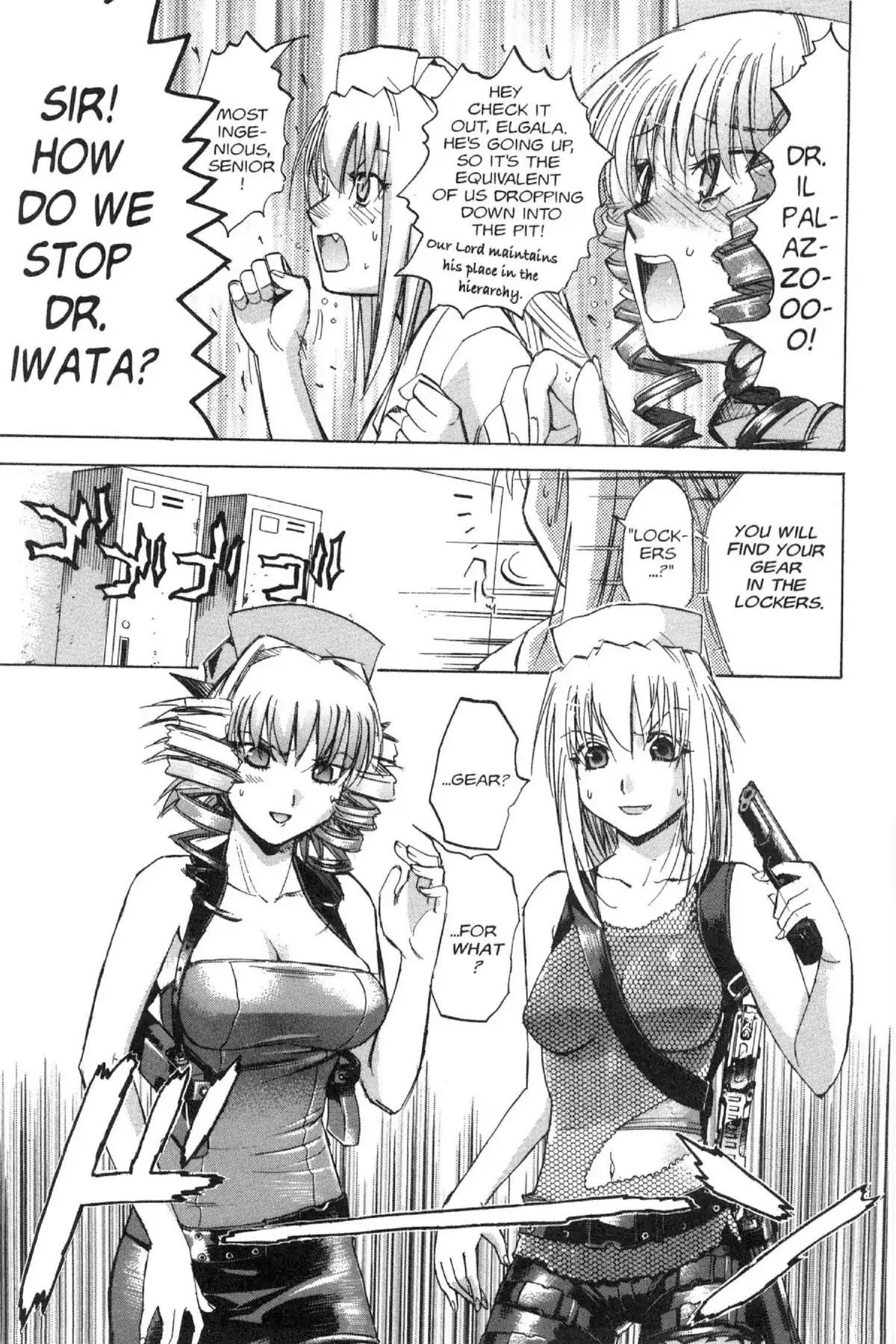 Excel Saga Chapter 13.6-5 page 29 - Vol.13 Outer Mission: Say Hello to the Outbreak from the Clinic of the Super Doctor B.J in White