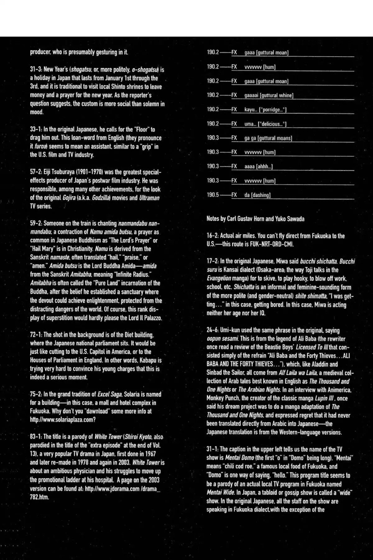 Excel Saga Chapter 13.6-6 page 10 - Vol.13 Oubliette (Excel Saga Bonus Section)