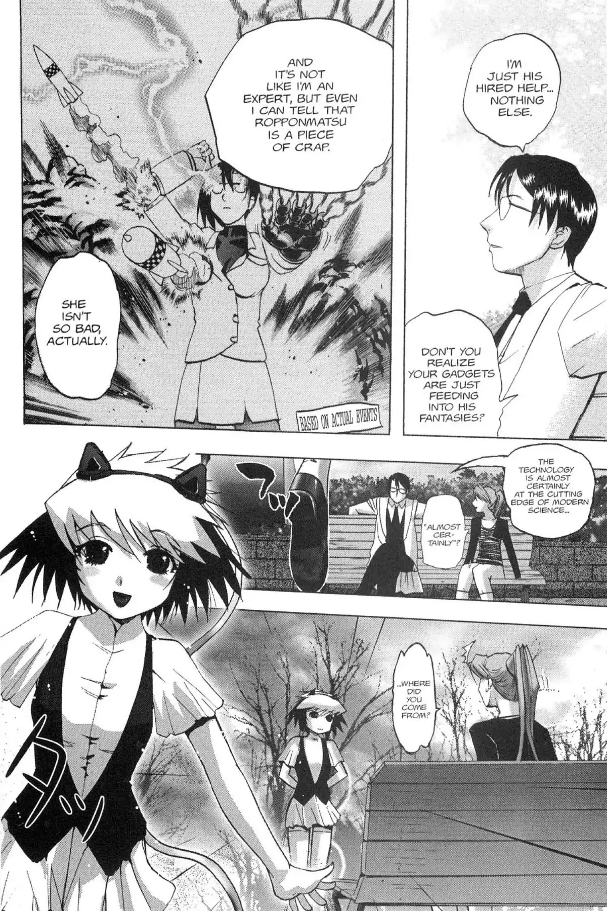 Excel Saga Chapter 13.6 page 8 - Vol.13 Mission 6: Alliance in the Park