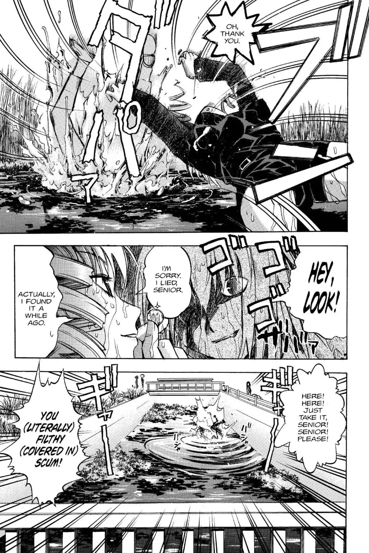 Excel Saga Chapter 14.1 page 14 - Vol.14 Mission 1: Fire Above, Flood Below