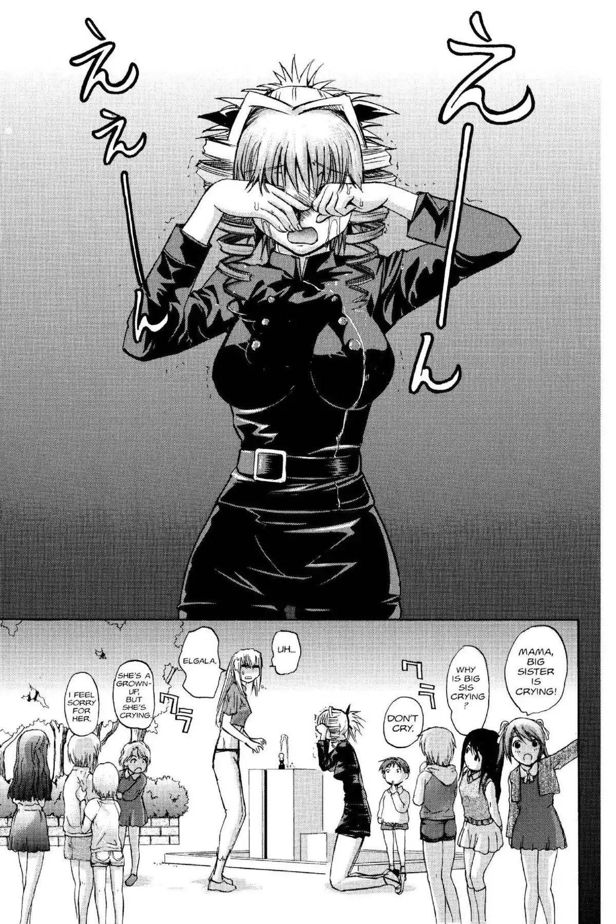 Excel Saga Chapter 14.2 page 1 - Vol.14 Mission 2: Shameful Miracle