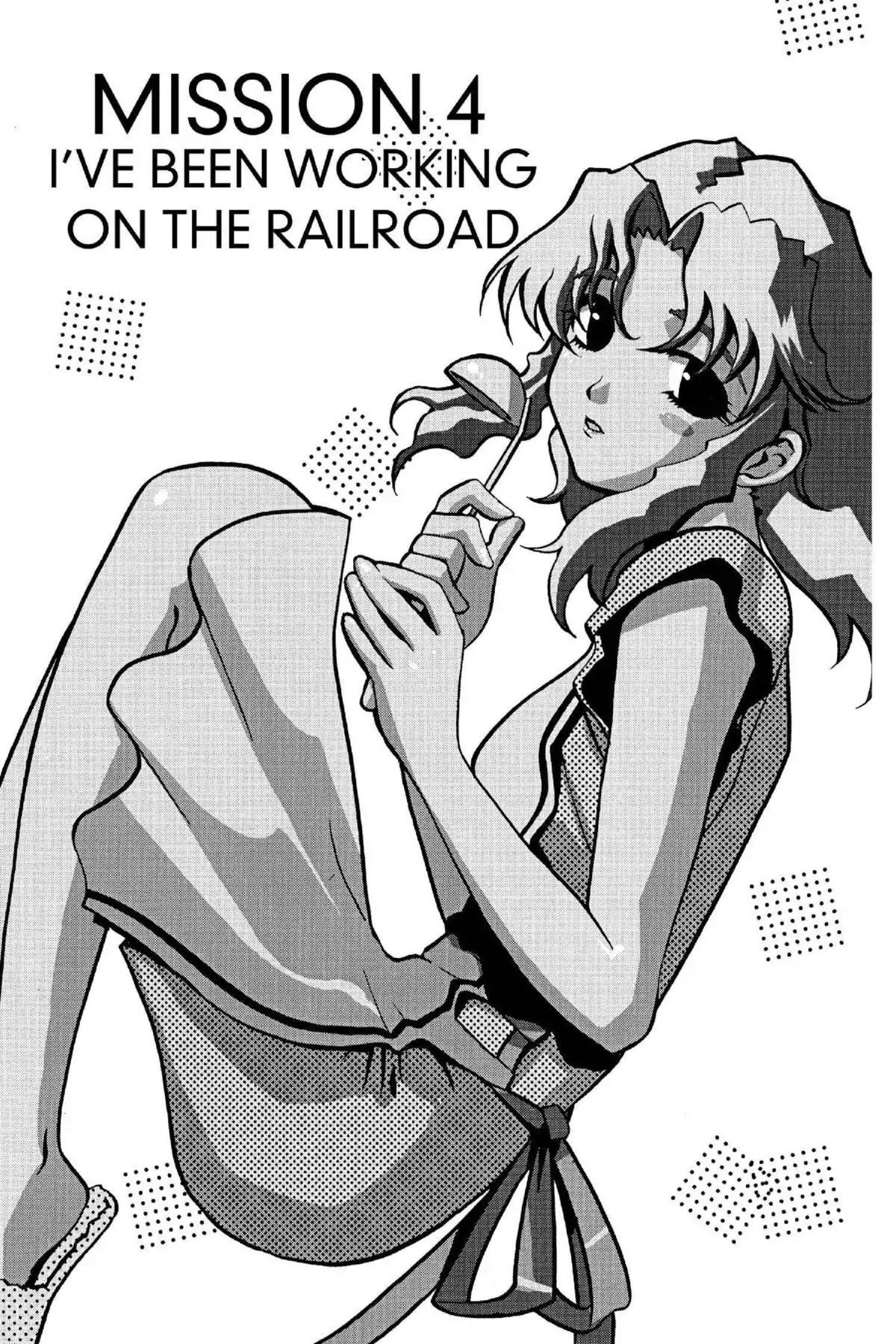 Excel Saga Chapter 14.4 page 1 - Vol.14 Mission 4: I've Been Working on the Railroad