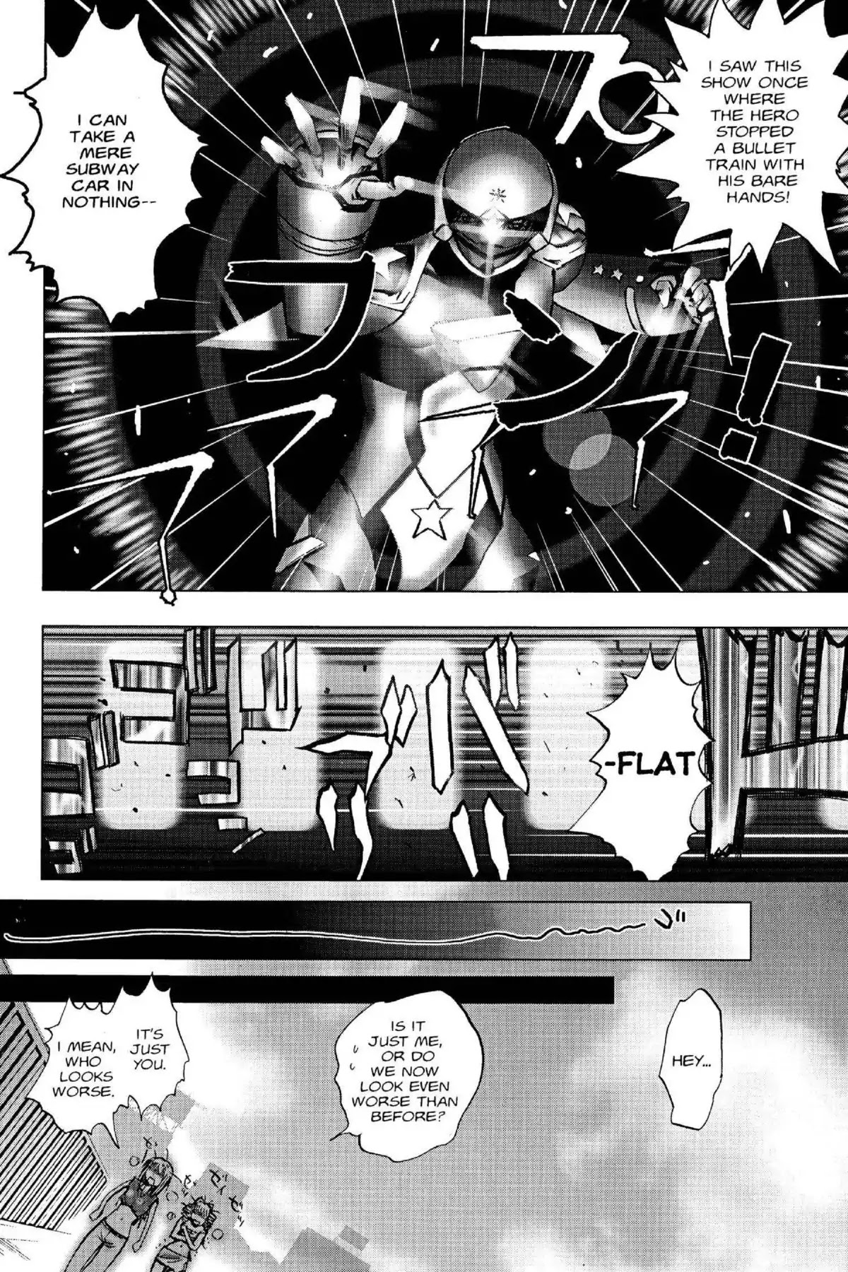 Excel Saga Chapter 14.4 page 28 - Vol.14 Mission 4: I've Been Working on the Railroad