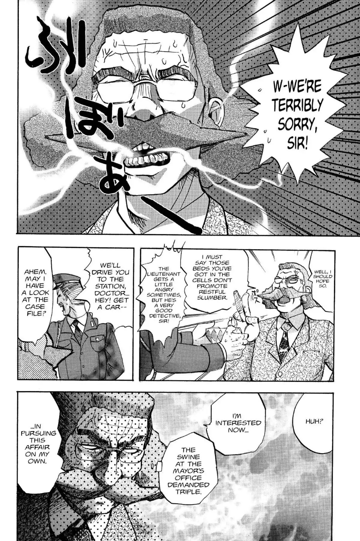 Excel Saga Chapter 14.5 page 14 - Vol.14 Mission 5: Death at Kuroyama-Les-Bains