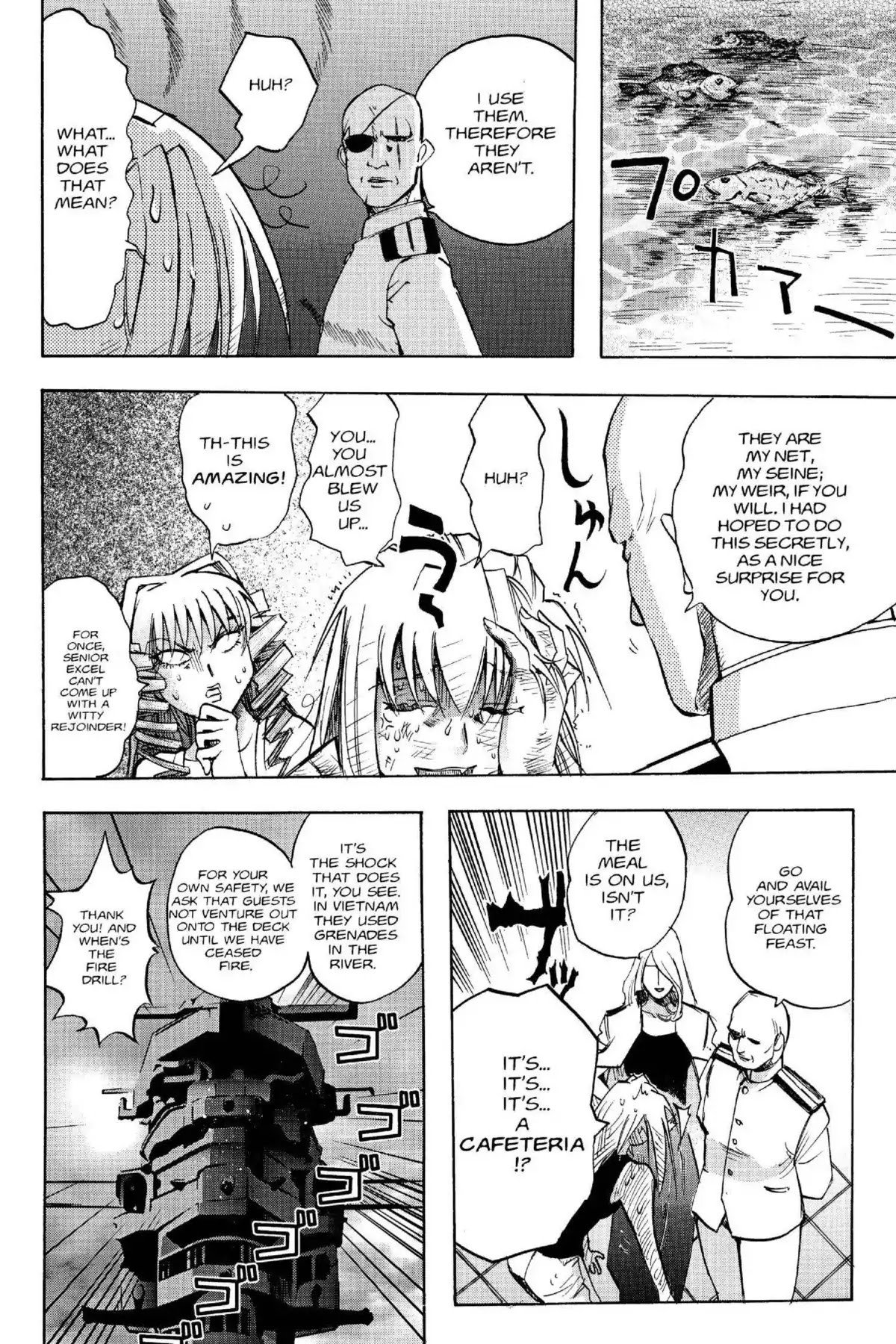 Excel Saga Chapter 14.6-5 page 12 - Vol.14 Outer Mission: Mon., Mon., Mon., Tue., Wed., Thur., Thur., And Thur.