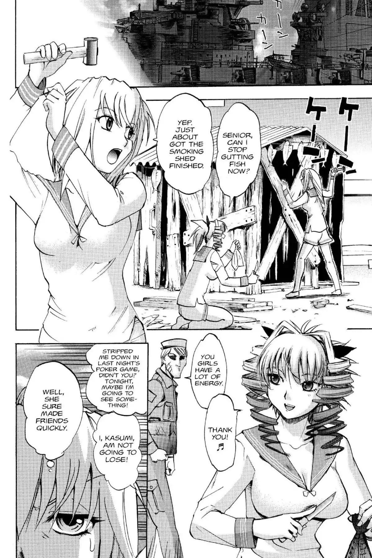 Excel Saga Chapter 14.6-5 page 16 - Vol.14 Outer Mission: Mon., Mon., Mon., Tue., Wed., Thur., Thur., And Thur.