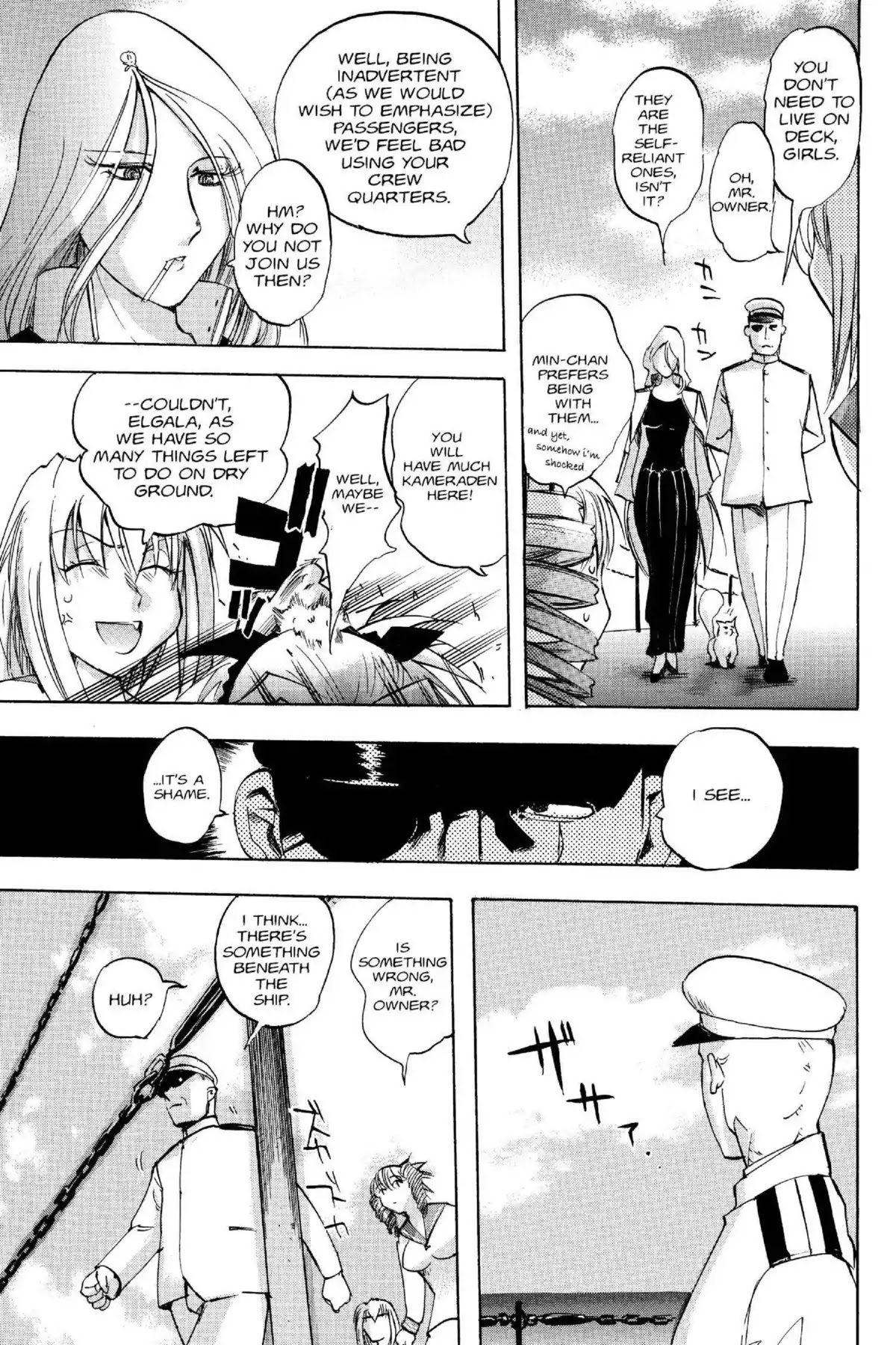Excel Saga Chapter 14.6-5 page 17 - Vol.14 Outer Mission: Mon., Mon., Mon., Tue., Wed., Thur., Thur., And Thur.
