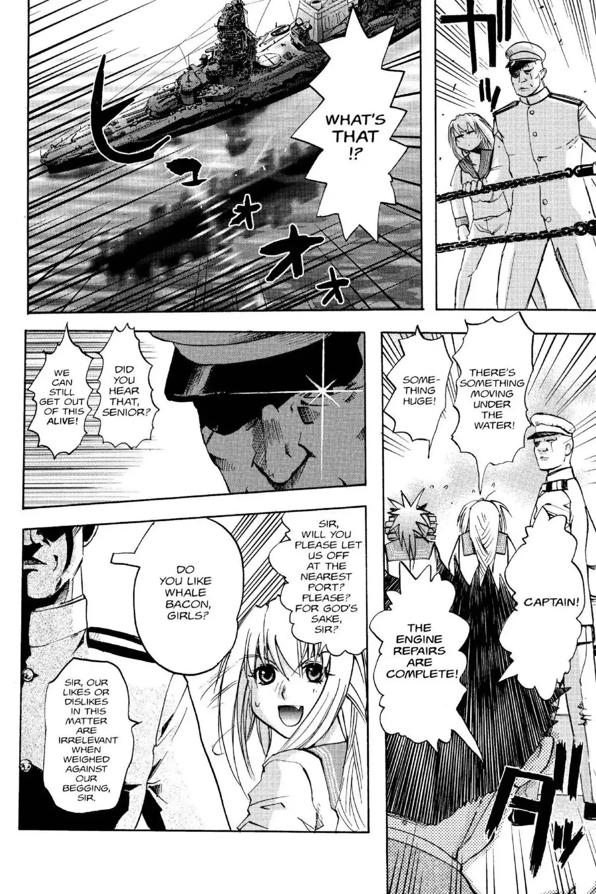 Excel Saga Chapter 14.6-5 page 18 - Vol.14 Outer Mission: Mon., Mon., Mon., Tue., Wed., Thur., Thur., And Thur.
