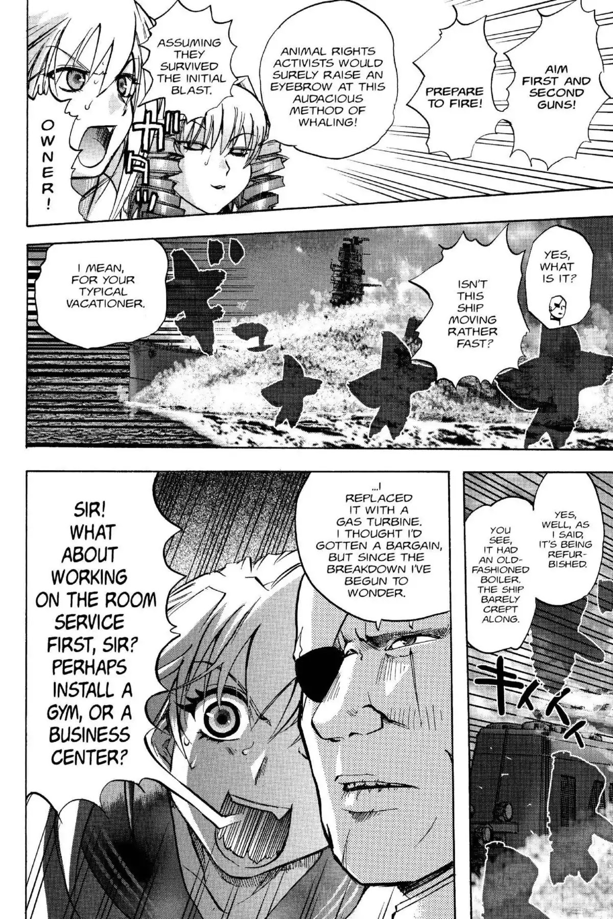 Excel Saga Chapter 14.6-5 page 22 - Vol.14 Outer Mission: Mon., Mon., Mon., Tue., Wed., Thur., Thur., And Thur.
