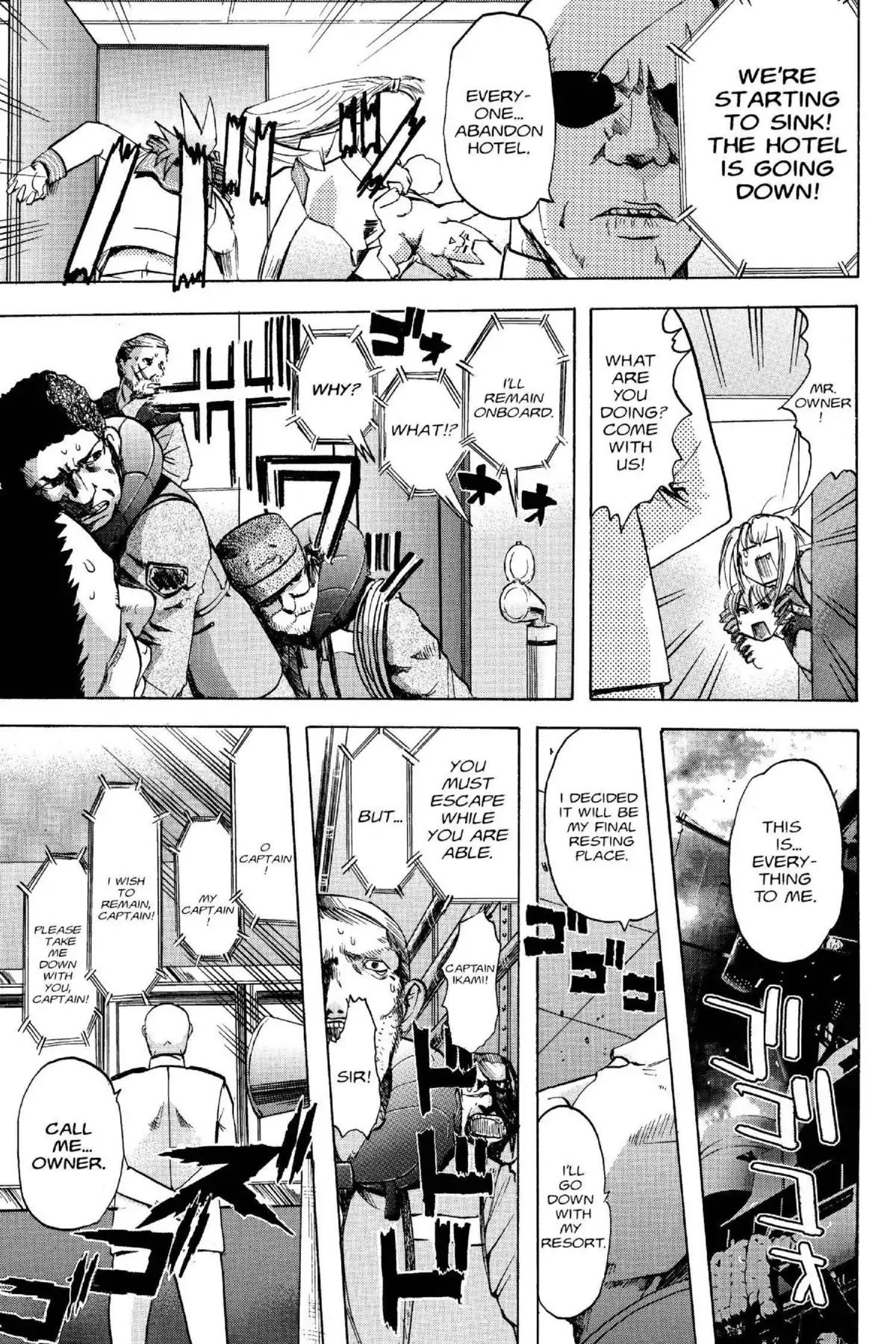 Excel Saga Chapter 14.6-5 page 27 - Vol.14 Outer Mission: Mon., Mon., Mon., Tue., Wed., Thur., Thur., And Thur.