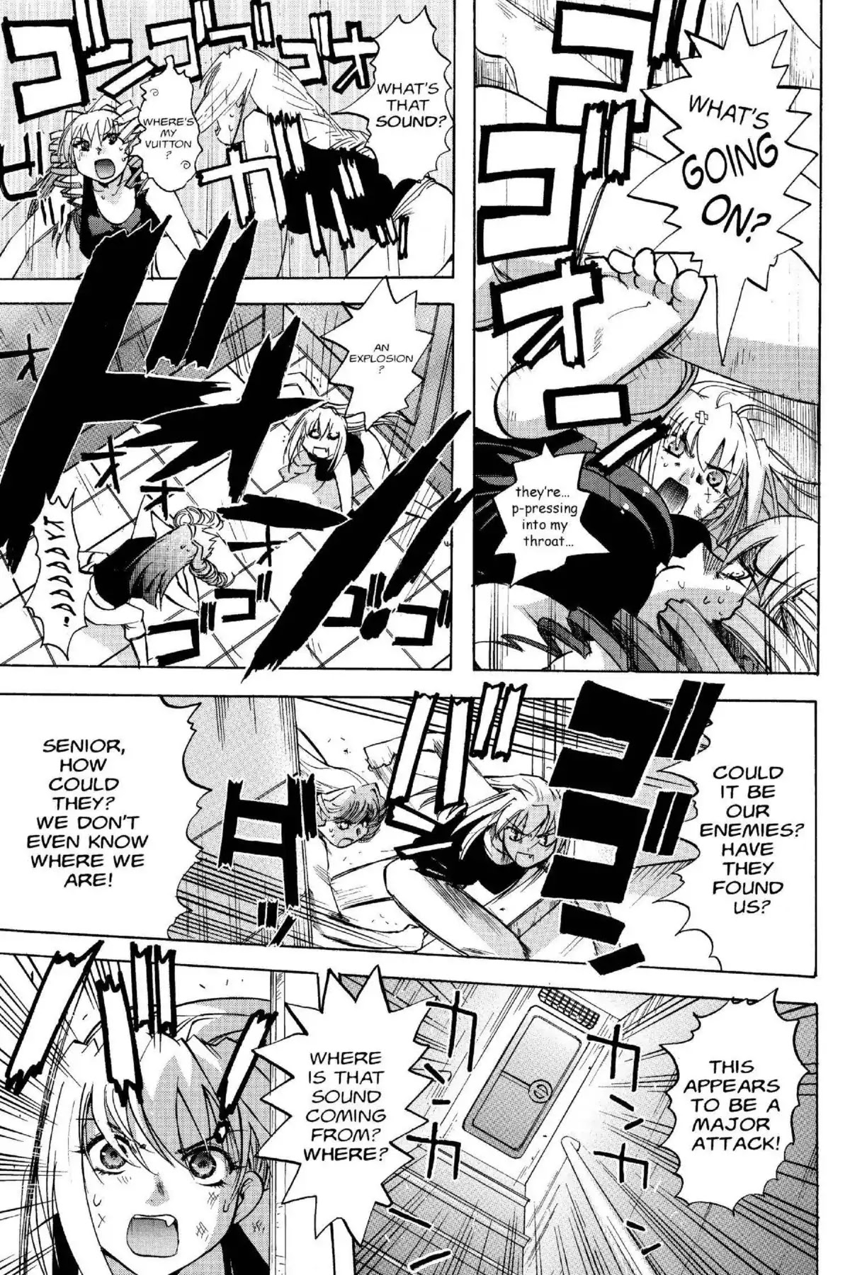 Excel Saga Chapter 14.6-5 page 3 - Vol.14 Outer Mission: Mon., Mon., Mon., Tue., Wed., Thur., Thur., And Thur.
