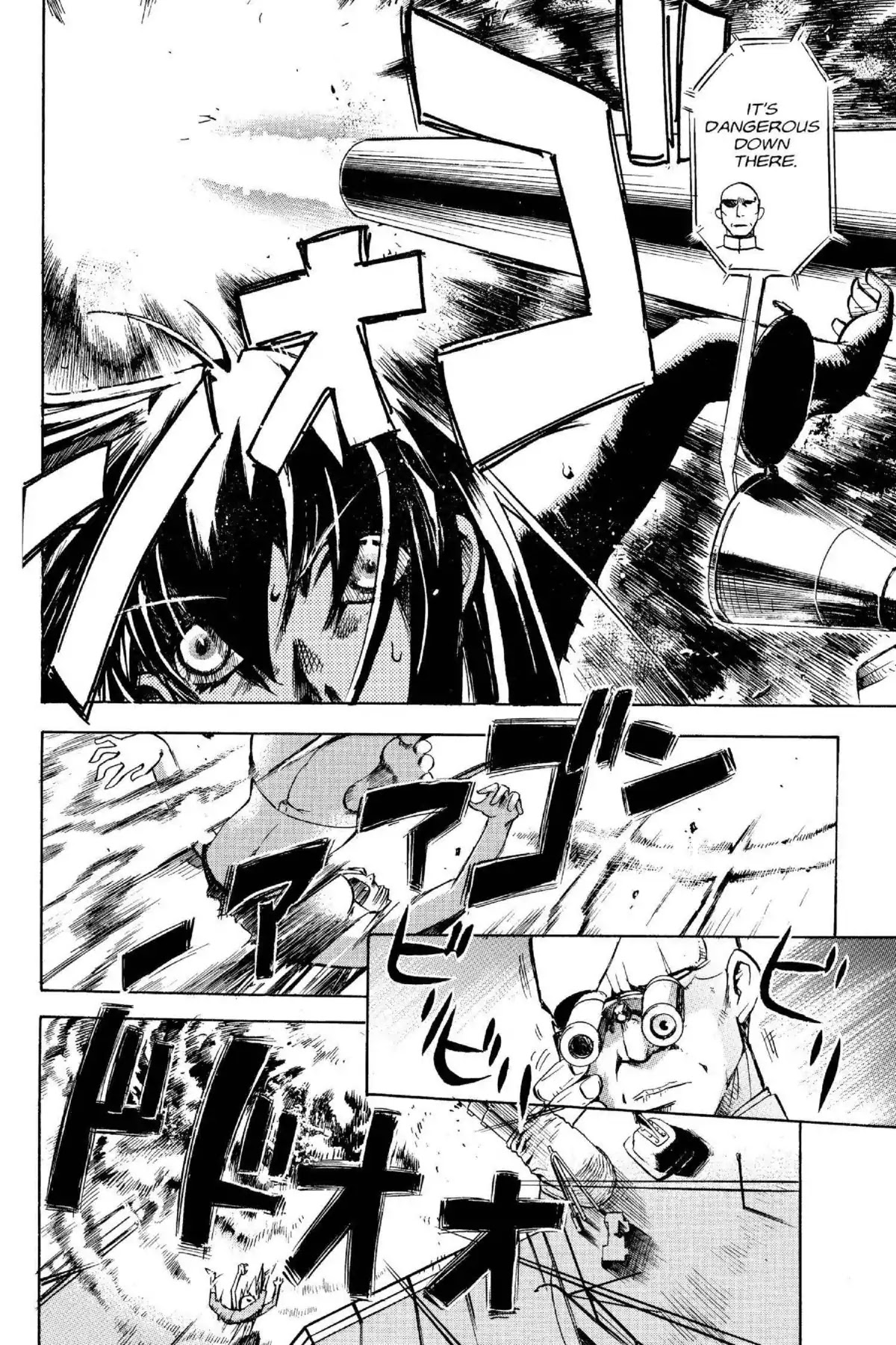 Excel Saga Chapter 14.6-5 page 8 - Vol.14 Outer Mission: Mon., Mon., Mon., Tue., Wed., Thur., Thur., And Thur.