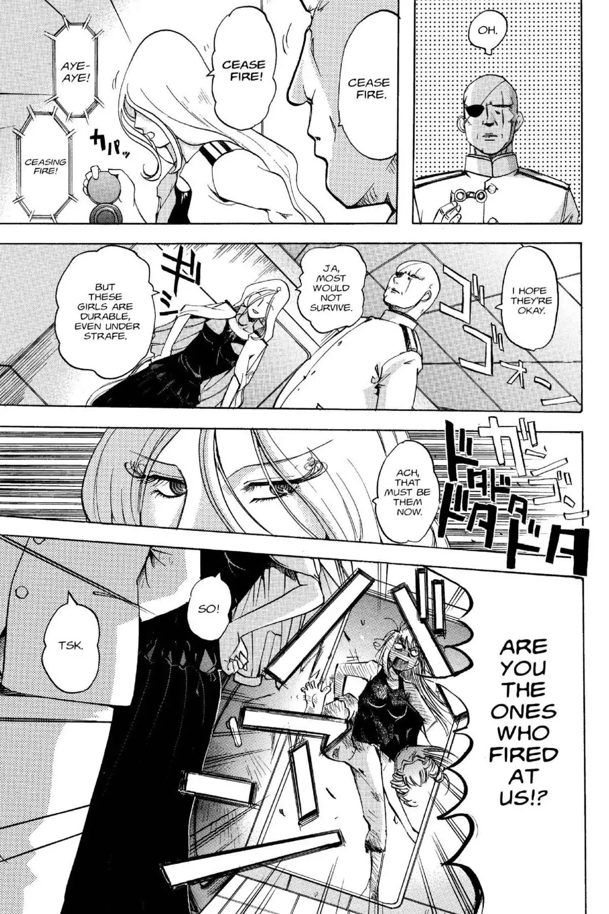 Excel Saga Chapter 14.6-5 page 9 - Vol.14 Outer Mission: Mon., Mon., Mon., Tue., Wed., Thur., Thur., And Thur.