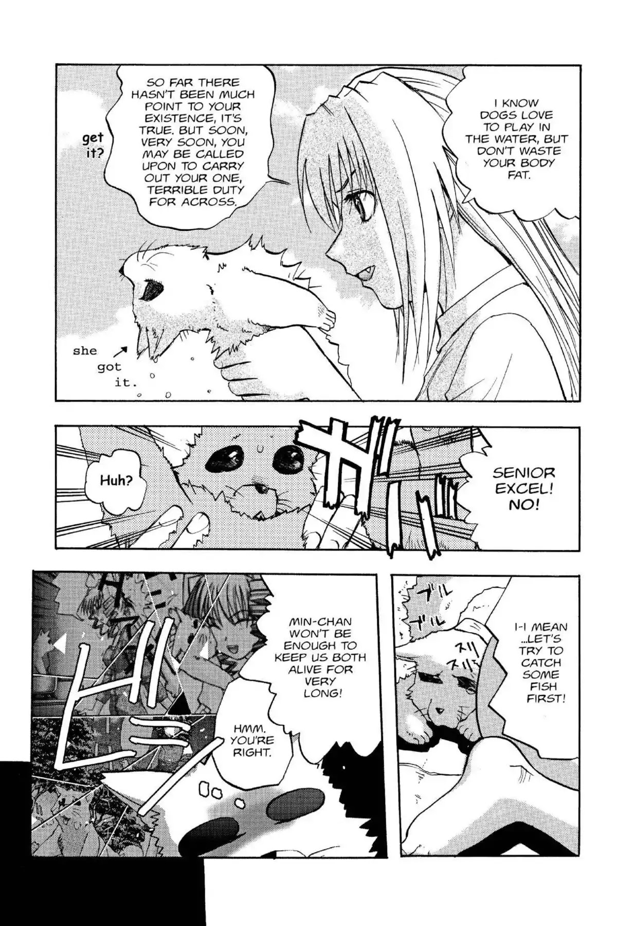 Excel Saga Chapter 14.6 page 16 - Vol.14 Mission 6: Little House on the Big Sea