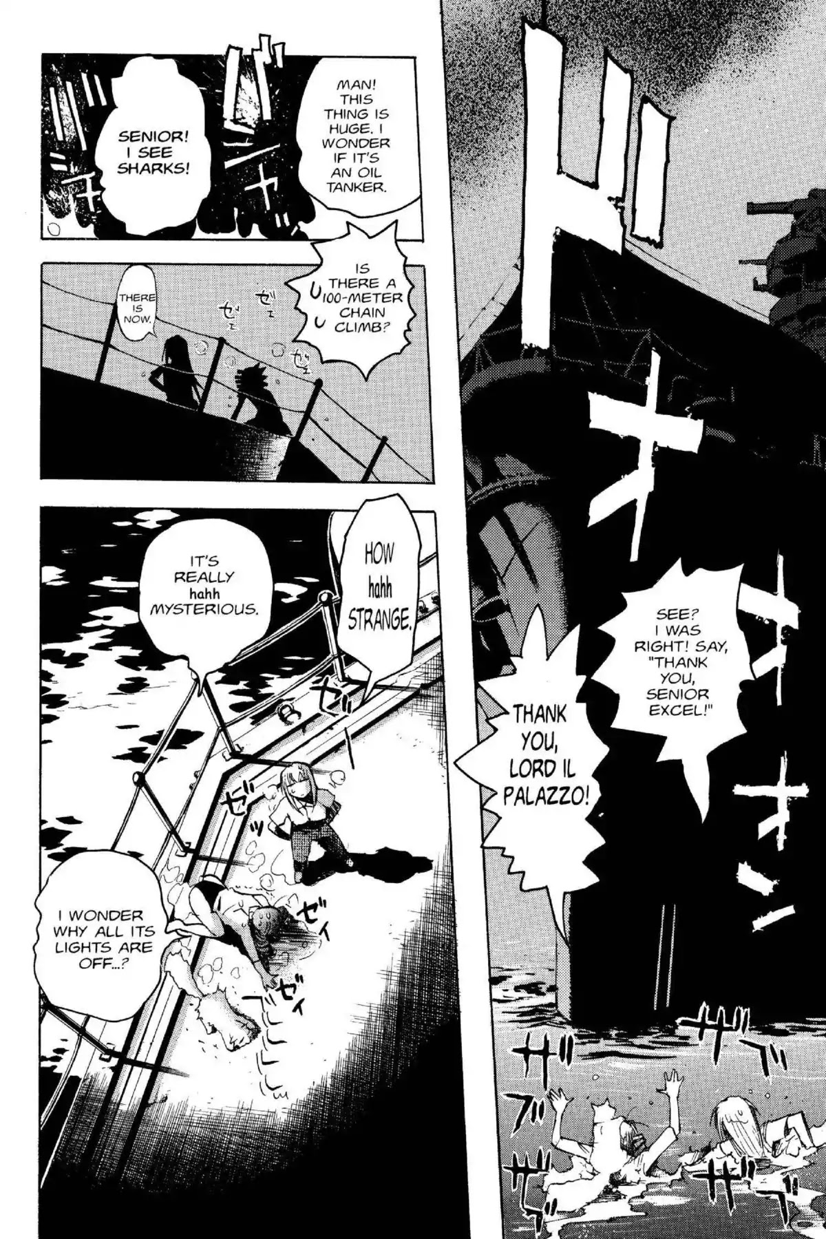 Excel Saga Chapter 14.6 page 23 - Vol.14 Mission 6: Little House on the Big Sea