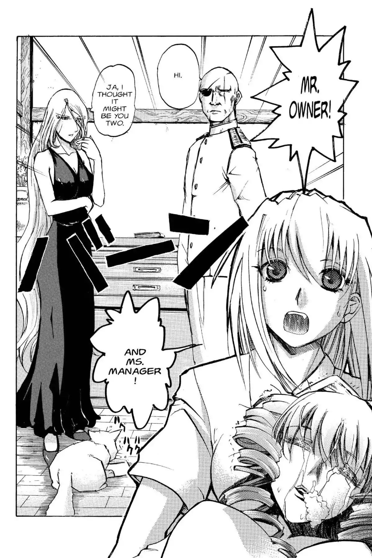 Excel Saga Chapter 14.6 page 29 - Vol.14 Mission 6: Little House on the Big Sea