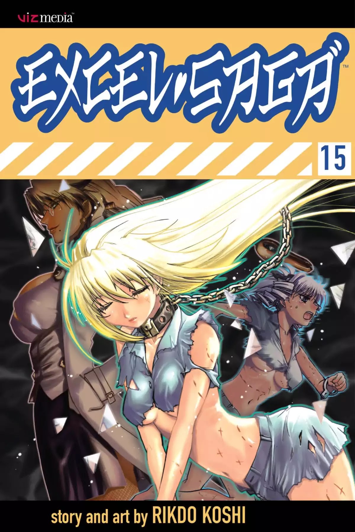 Excel Saga Chapter 15.1 page 1 - Vol.15 Mission 1: Happy Revolution