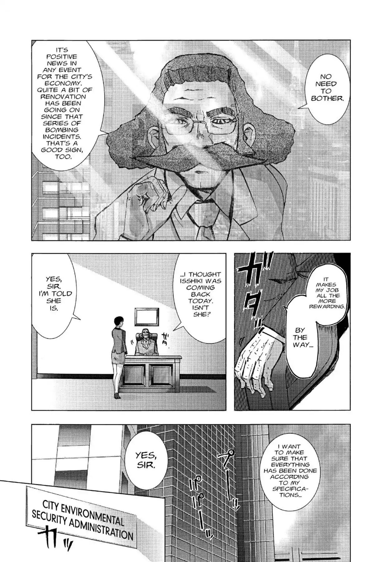 Excel Saga Chapter 15.4 page 11 - Vol.15 Mission 4: Forbidden Ground