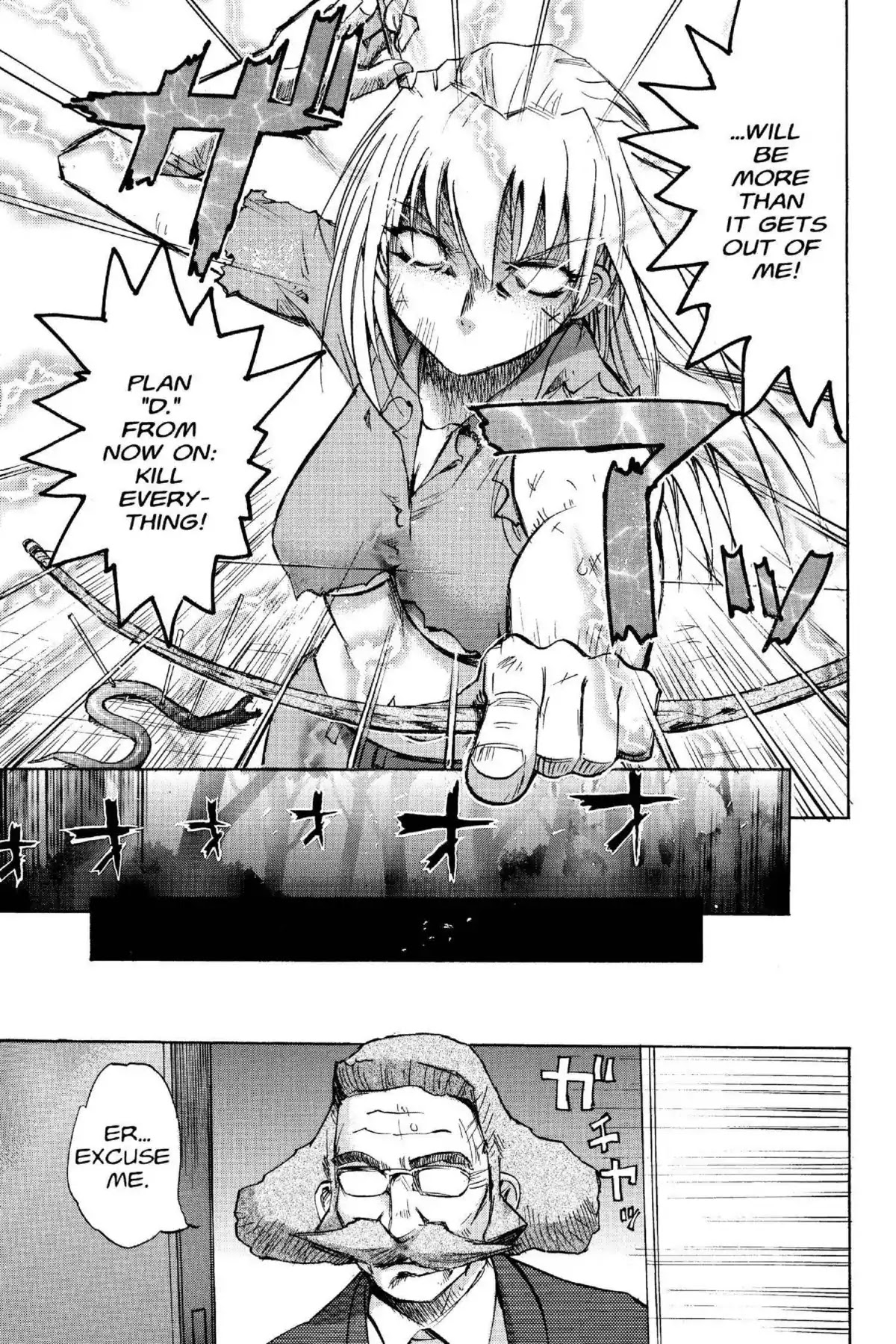 Excel Saga Chapter 15.4 page 27 - Vol.15 Mission 4: Forbidden Ground