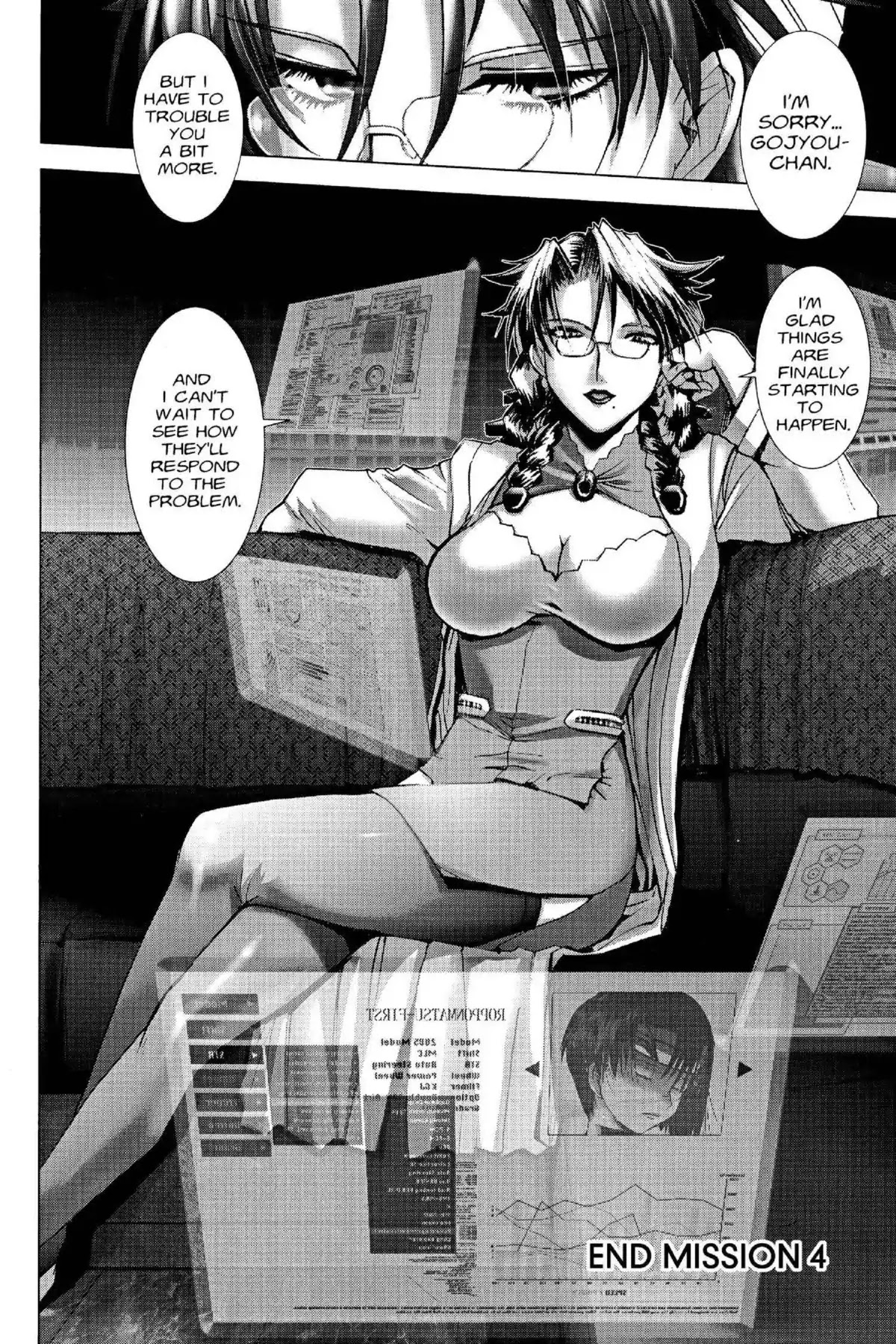 Excel Saga Chapter 15.4 page 30 - Vol.15 Mission 4: Forbidden Ground