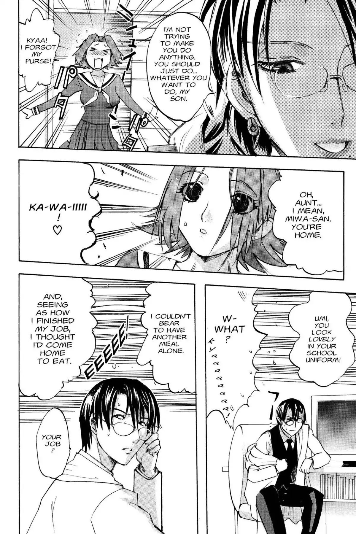 Excel Saga Chapter 15.4 page 8 - Vol.15 Mission 4: Forbidden Ground