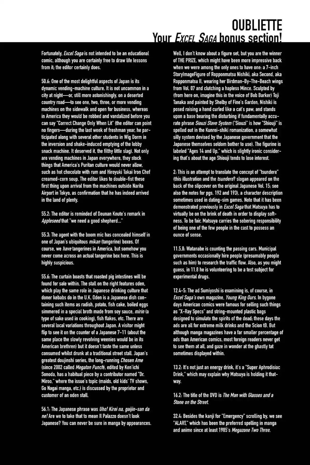 Excel Saga Chapter 15.6-5 page 13 - Vol.15 Oubliette: Excel Saga Bonus Section