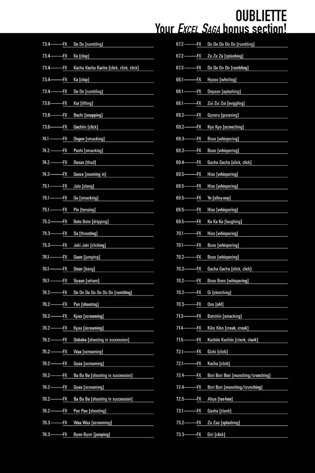 Excel Saga Chapter 15.6-5 page 5 - Vol.15 Oubliette: Excel Saga Bonus Section