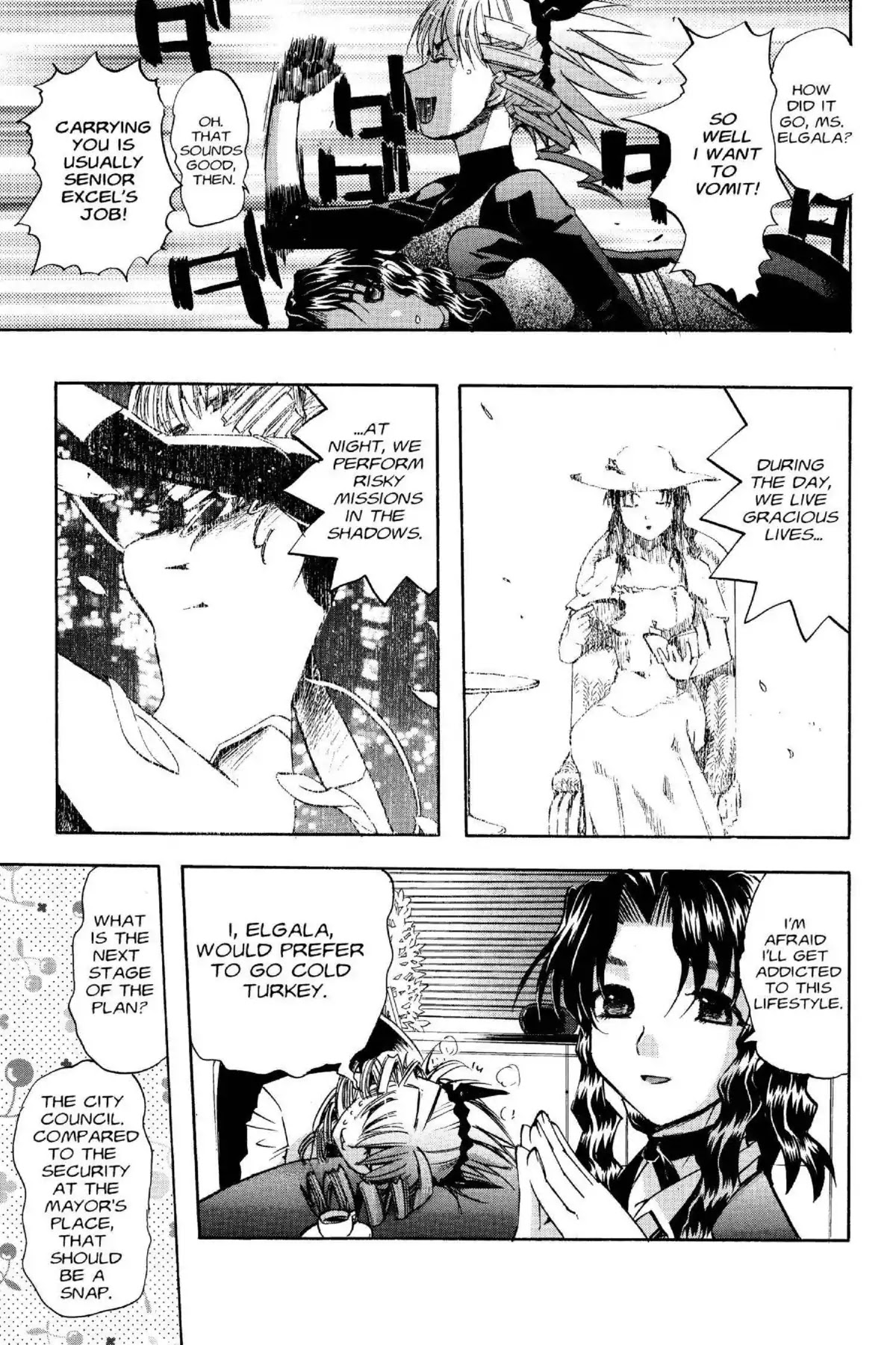 Excel Saga Chapter 15.6 page 11 - Vol.15 Mission 6: Glory, Light, Shadows, And Things Like That