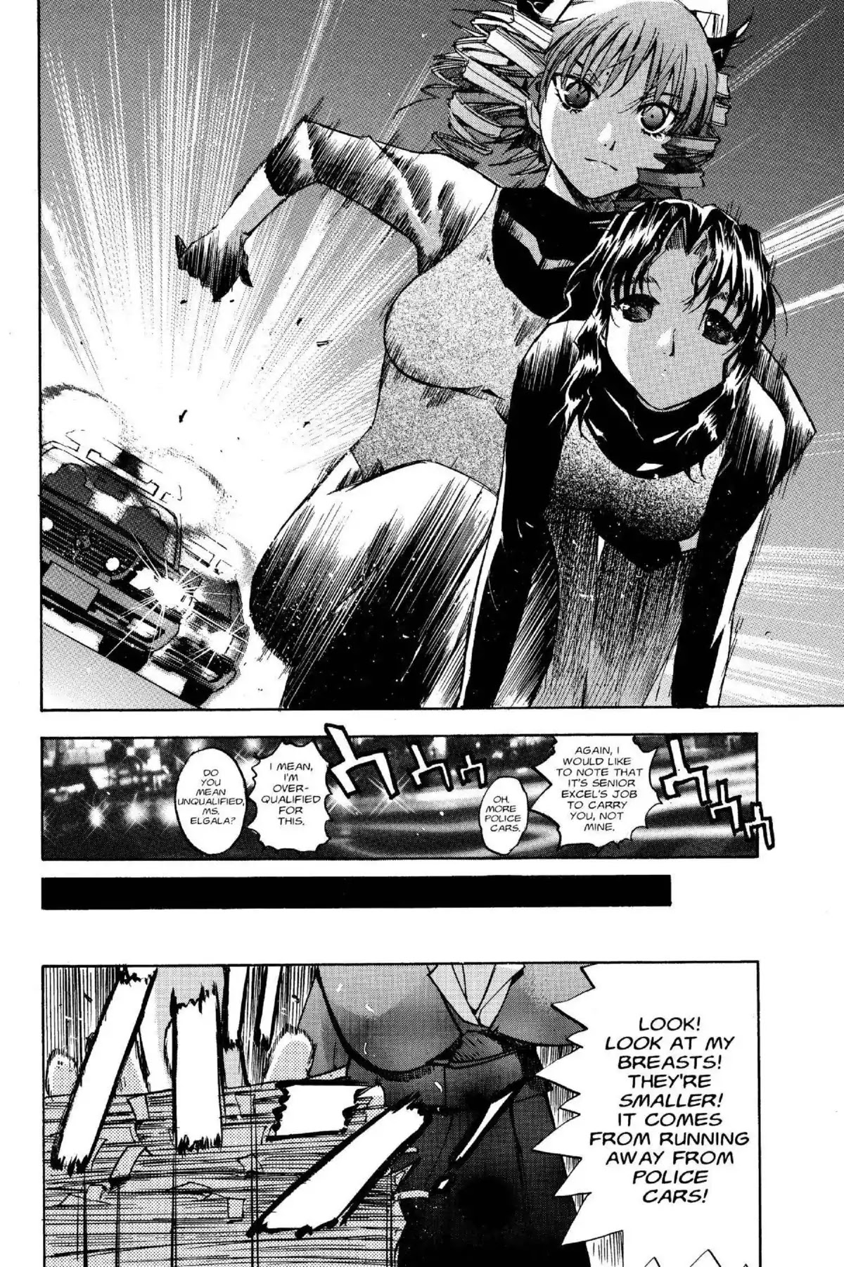 Excel Saga Chapter 15.6 page 12 - Vol.15 Mission 6: Glory, Light, Shadows, And Things Like That