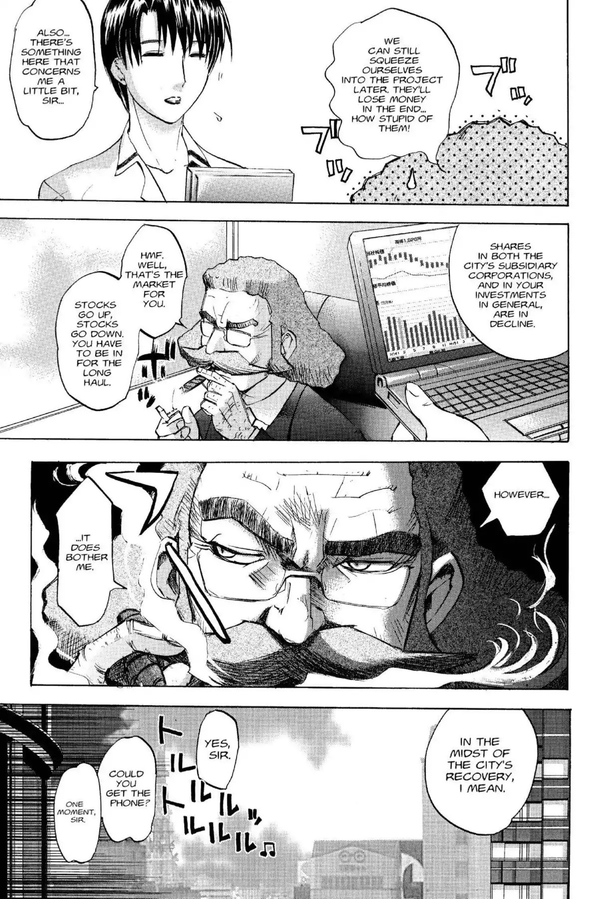 Excel Saga Chapter 15.6 page 15 - Vol.15 Mission 6: Glory, Light, Shadows, And Things Like That