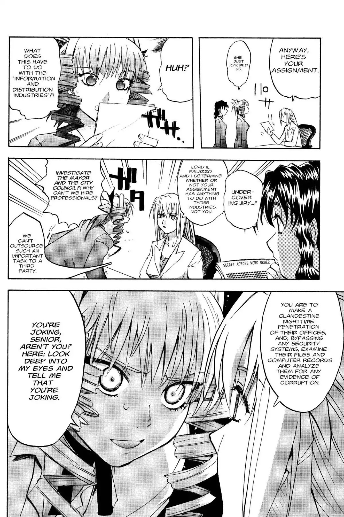 Excel Saga Chapter 15.6 page 8 - Vol.15 Mission 6: Glory, Light, Shadows, And Things Like That