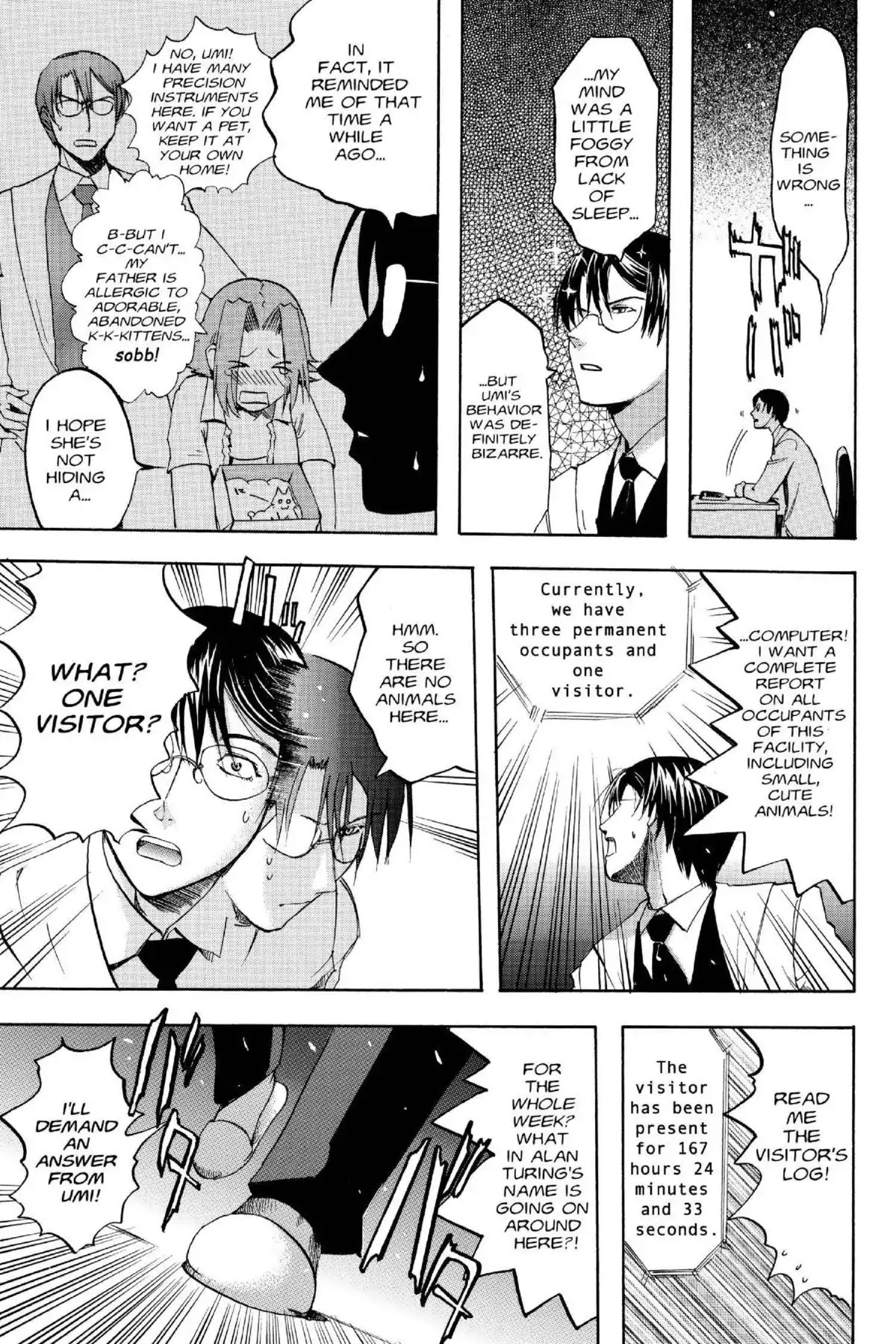 Excel Saga Chapter 16.2 page 1 - Vol.16 Mission 2: Your Voice