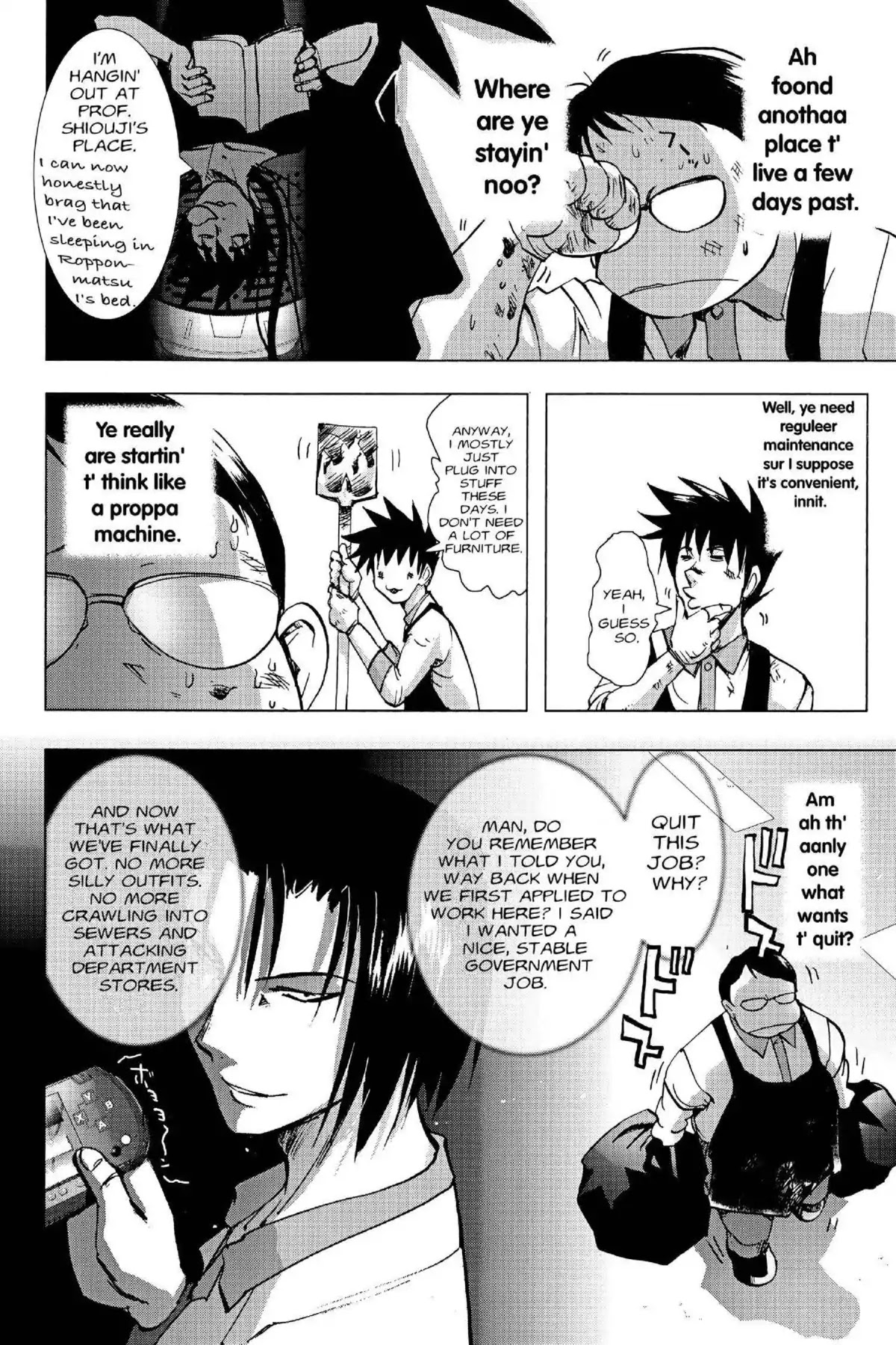 Excel Saga Chapter 16.3 page 14 - Vol.16 Mission 3: Zero Meters Above Sea Level
