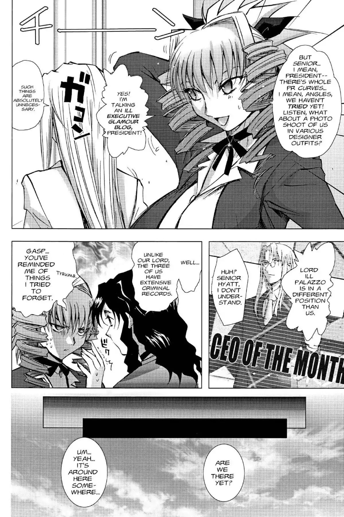 Excel Saga Chapter 16.4 page 8 - Vol.16 Mission 4: Stomach of Chaos