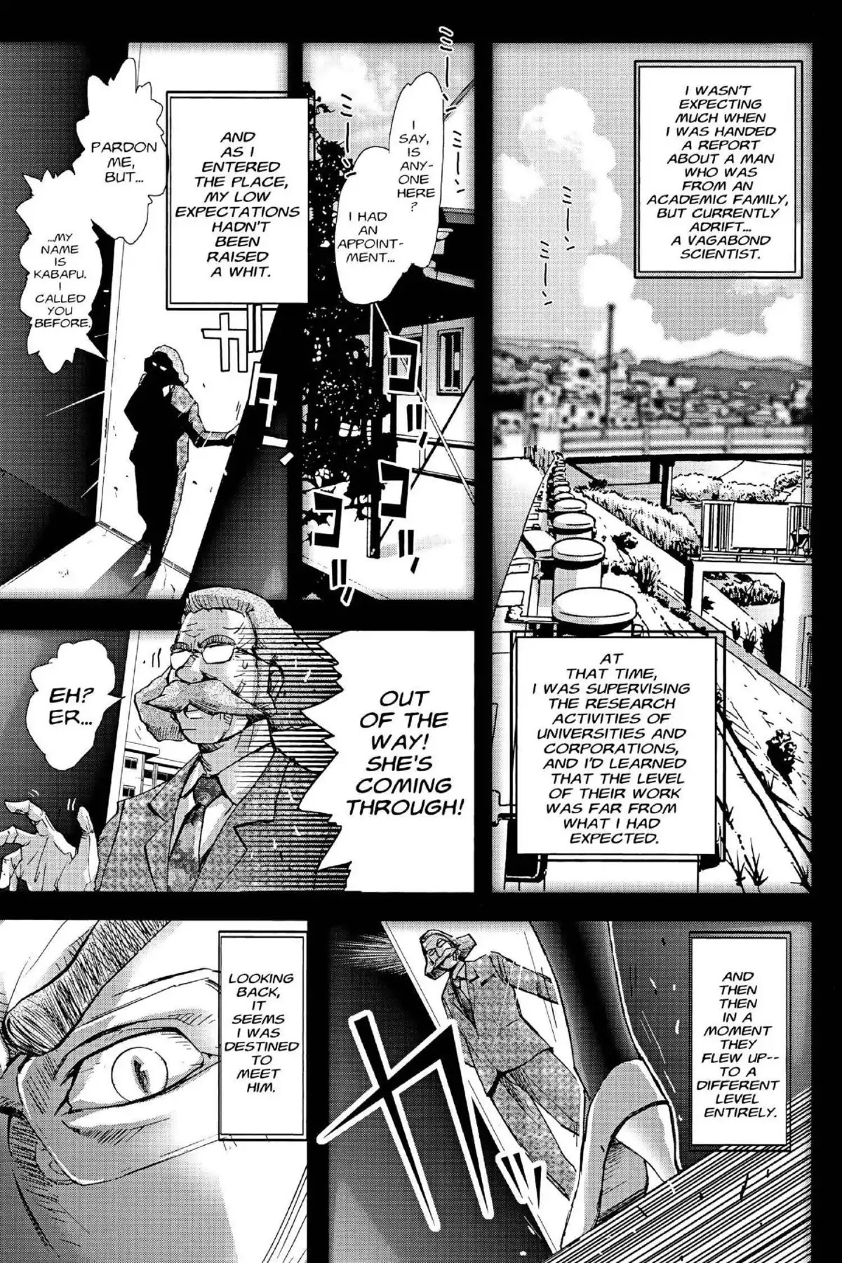 Excel Saga Chapter 16.5 page 5 - Vol.16 Mission 5: The Era of Black and White