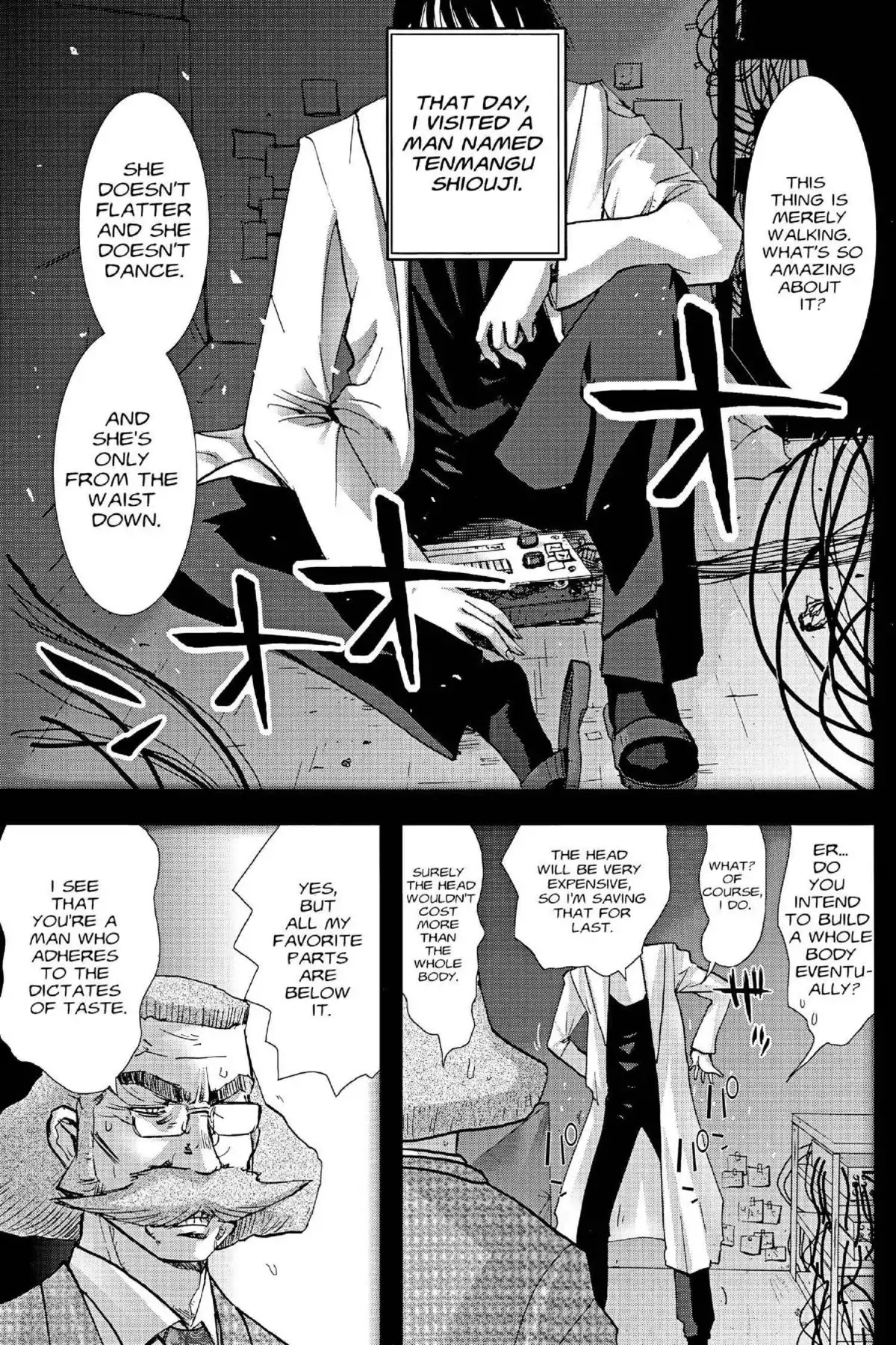 Excel Saga Chapter 16.5 page 7 - Vol.16 Mission 5: The Era of Black and White