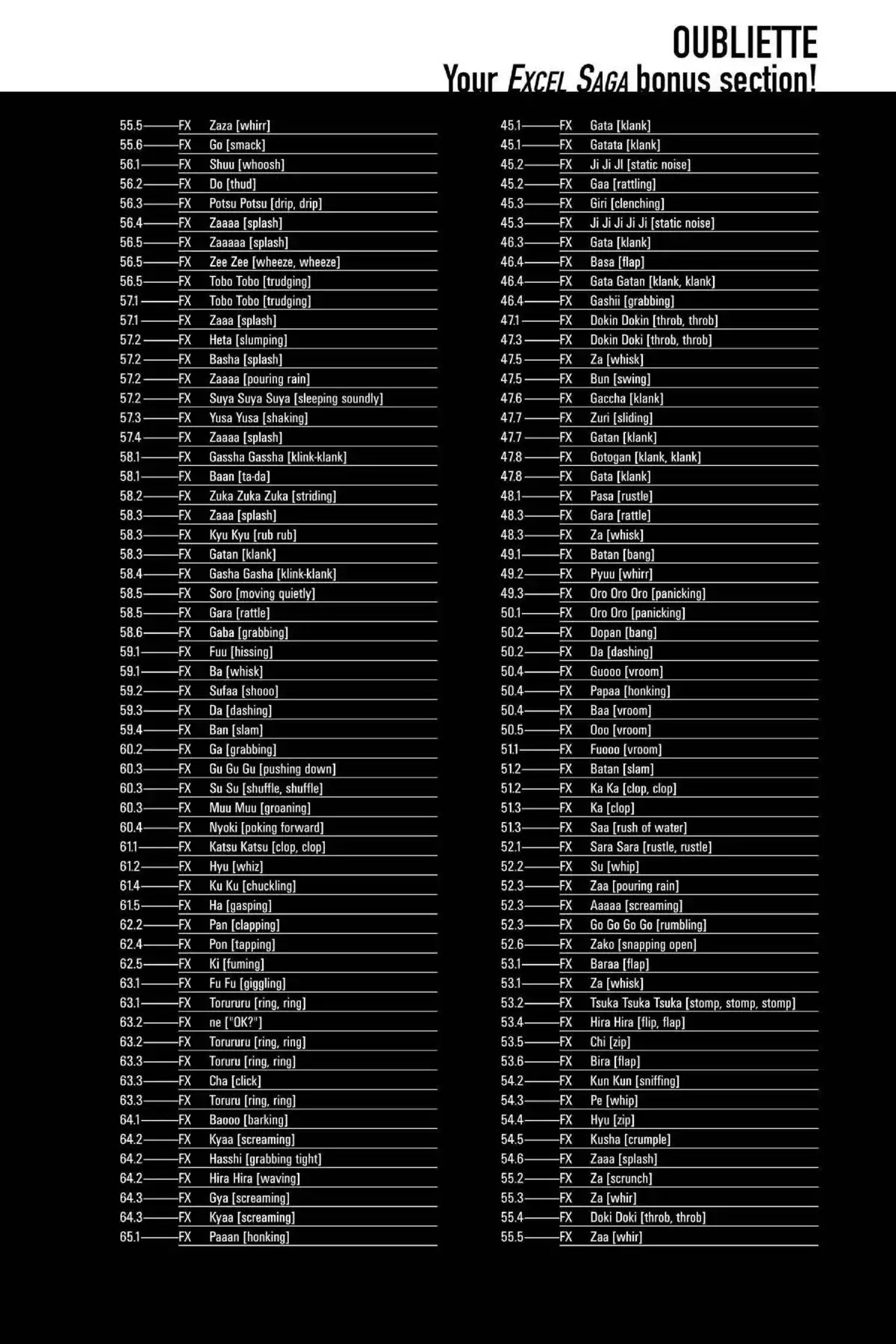 Excel Saga Chapter 16.6-5 page 3 - Vol.16 Oubliette: Excel Saga Bonus Section